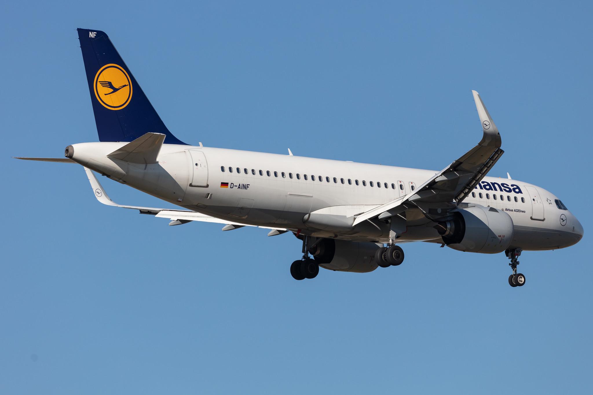 Frankfurt Airport: Lufthansa (LH / DLH) |  Airbus A320-271N A20N | D-AINF | MSN 7577