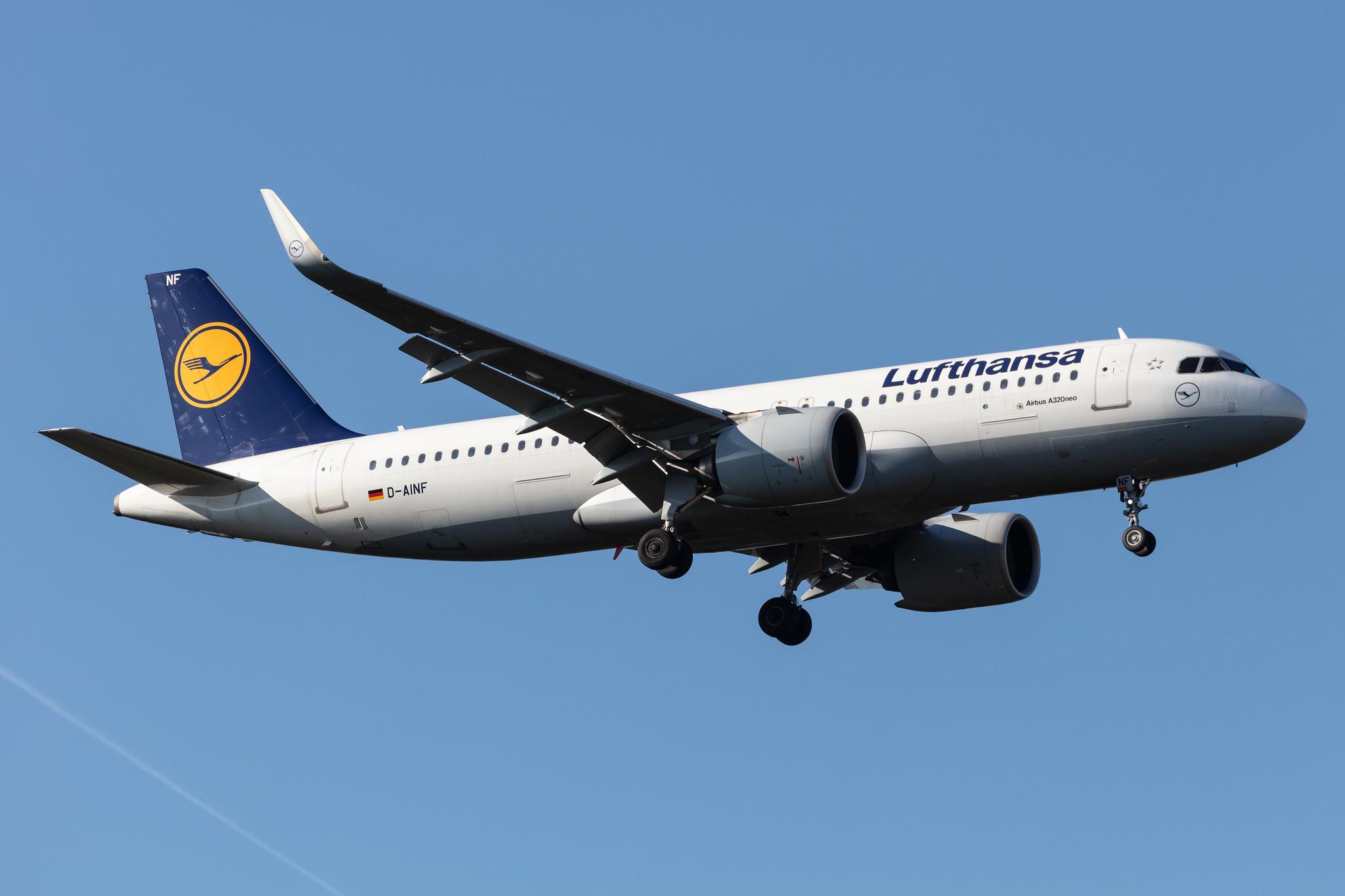 Frankfurt Airport: Lufthansa (LH / DLH) |  Airbus A320-271N A20N | D-AINF | MSN 7577