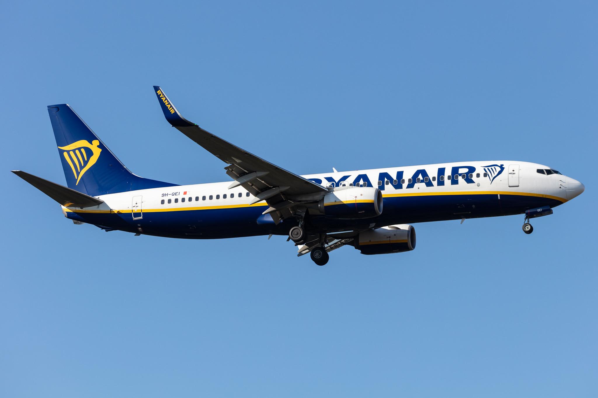 Frankfurt Airport: Ryanair (FR / RYR) | Operator: Malta Air |  Boeing 737-8AS B738 | 9H-QEI | MSN 44828