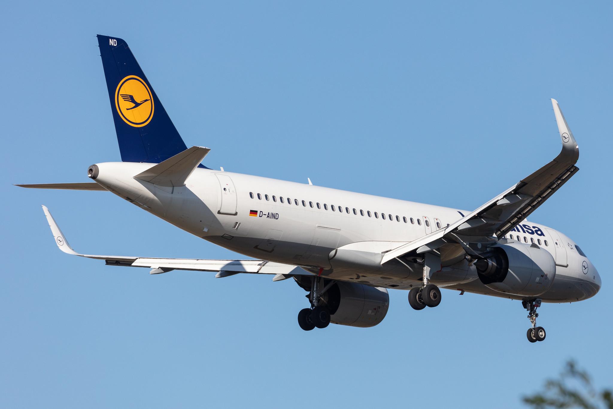 Frankfurt Airport: Lufthansa (LH / DLH) |  Airbus A320-271N A20N | D-AIND | MSN 7078