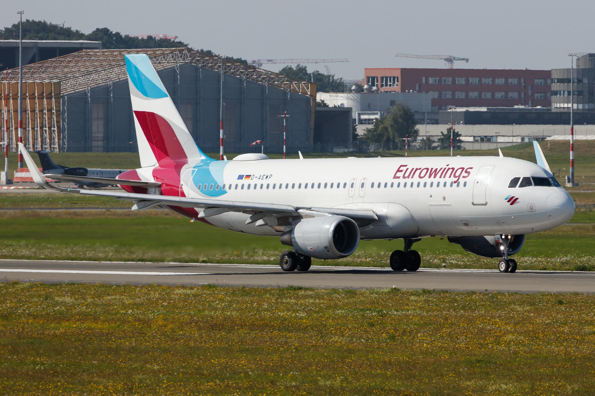 Hamburg Airport: Eurowings (EW / EWG) |  Airbus A320-214 A320 | D-AEWP | MSN 7377