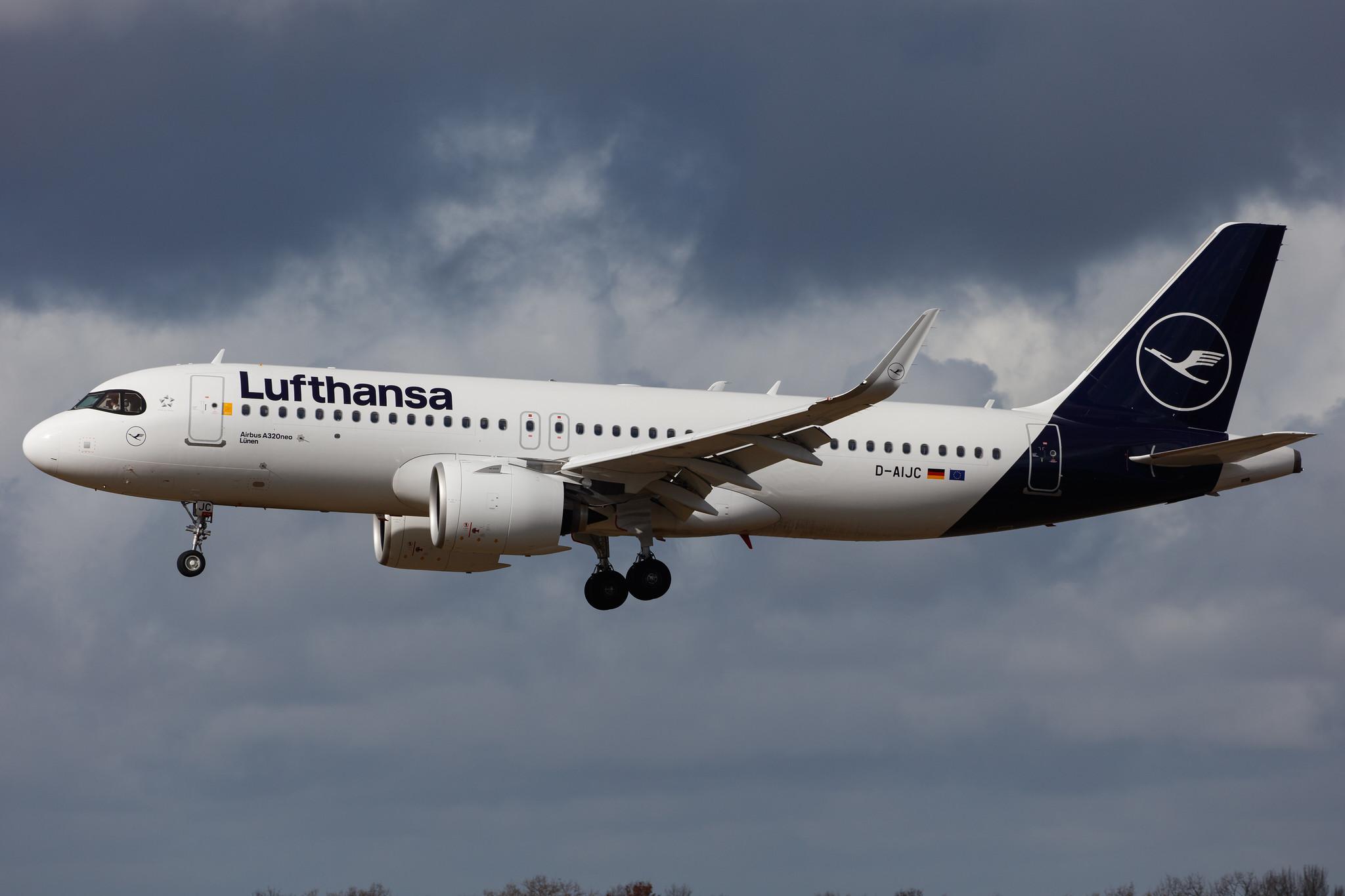 Hamburg Airport: Lufthansa (LH / DLH) |  Airbus A320-271N A20N | D-AIJC | MSN 09581