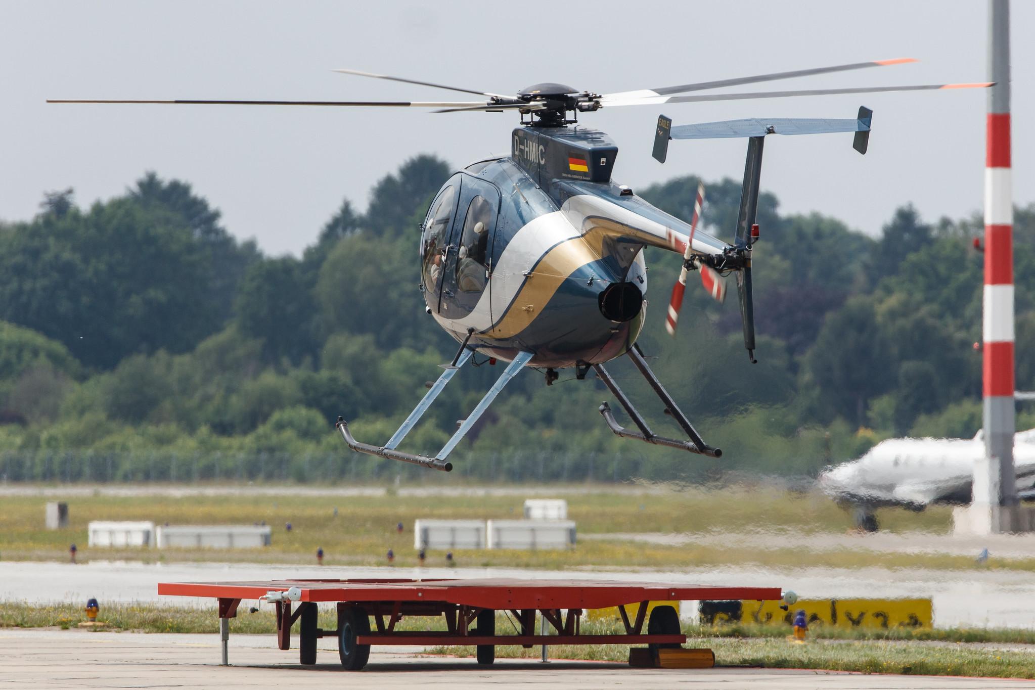 Hamburg Airport: DHD Heliservice |  Hughes 369E H500 | D-HMIC | MSN 0362E