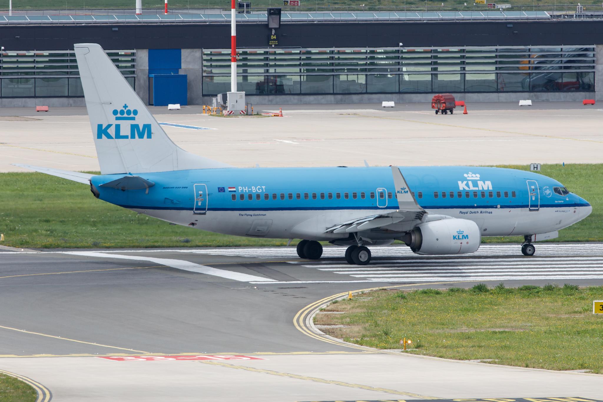 Hamburg Airport: KLM (KL / KLM) |  Boeing 737-7K2 B737 | PH-BGT | MSN 38634