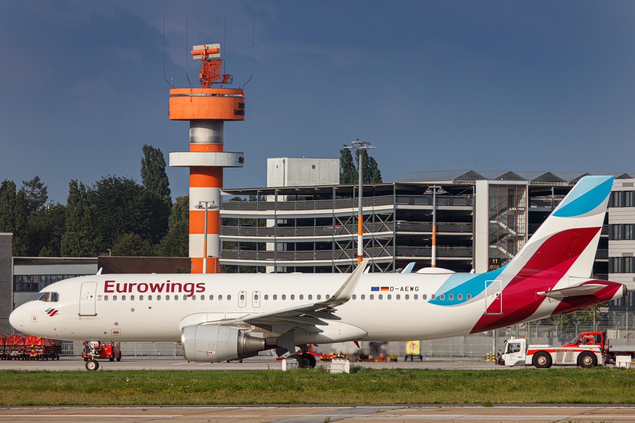 Hamburg Airport: Eurowings (EW / EWG) |  Airbus A320-214 A320 | D-AEWG | MSN 7121