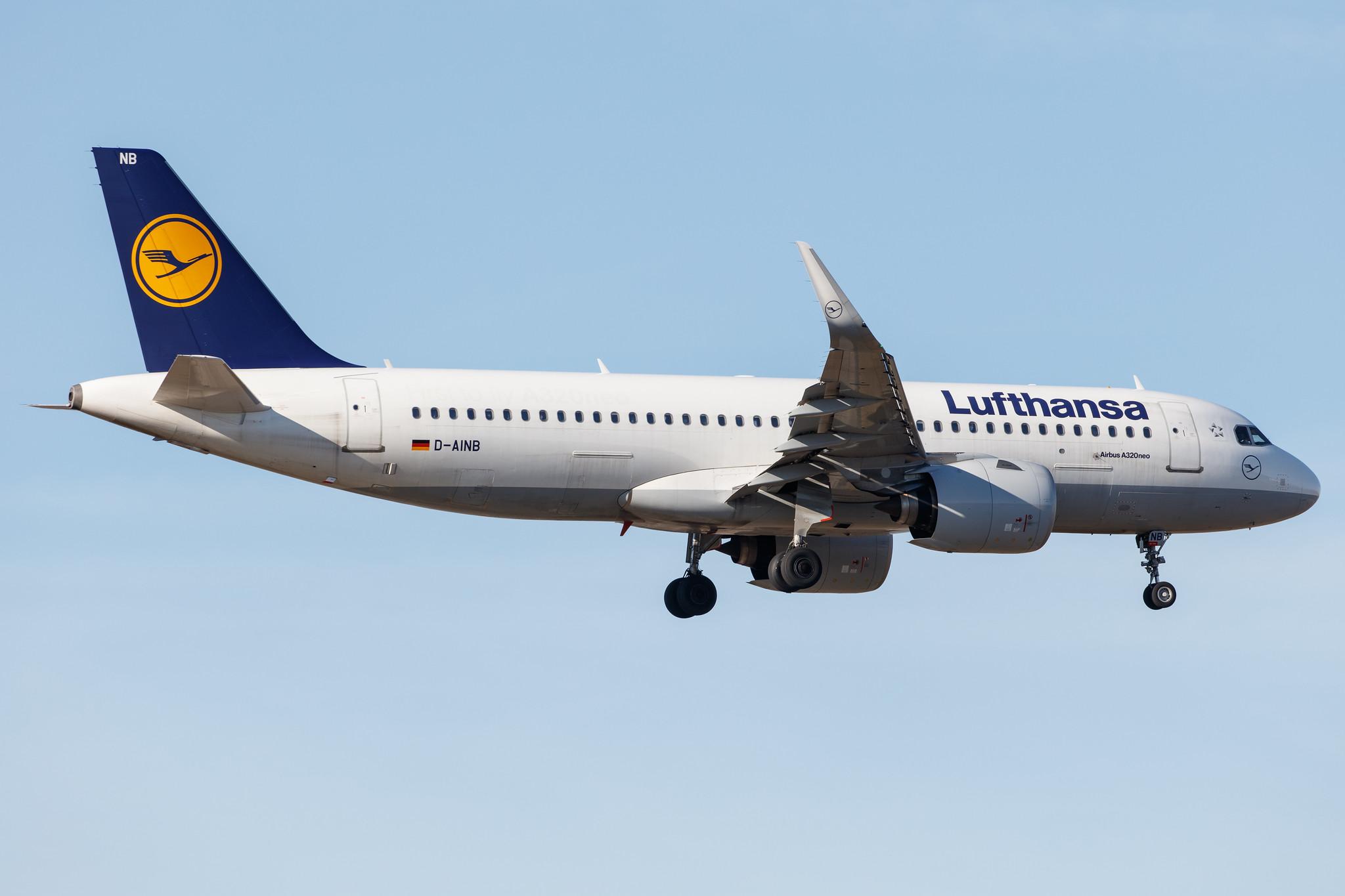 Frankfurt Airport: Lufthansa (LH / DLH) |  Airbus A320-271N A20N | D-AINB | MSN 6864