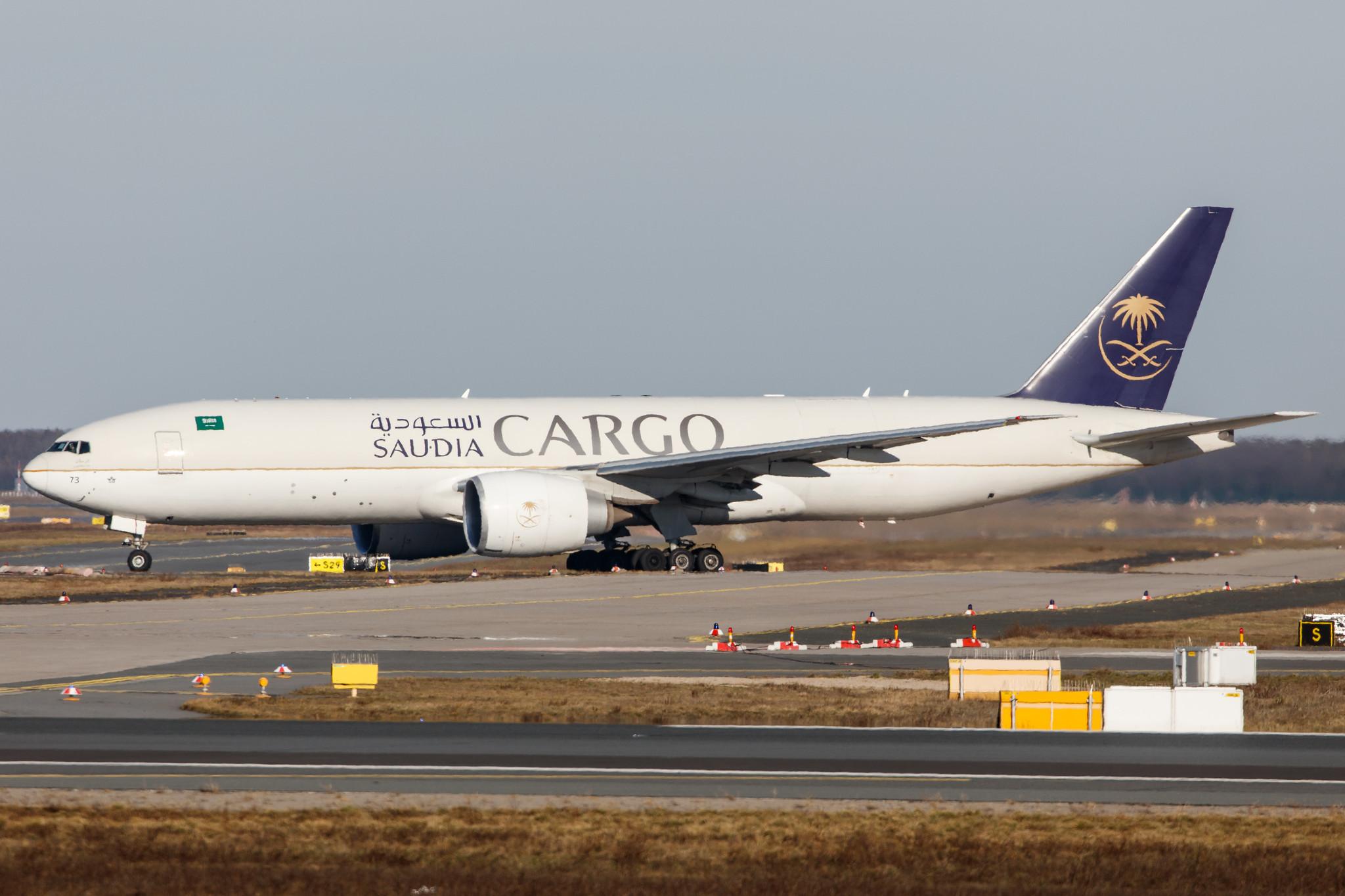 Frankfurt Airport: Saudia Cargo (SV / SVA) | Operator: Saudia |  Boeing 777-FFG B77L | HZ-AK73 | MSN 60339
