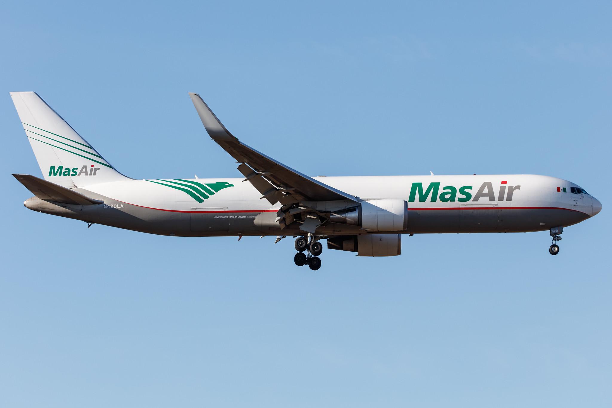 Frankfurt Airport: MasAir Cargo (M7 / MAA) | Operator: MasAir Cargo Airline |  Boeing 767-316F(ER) B763 | N420LA | MSN 34627
