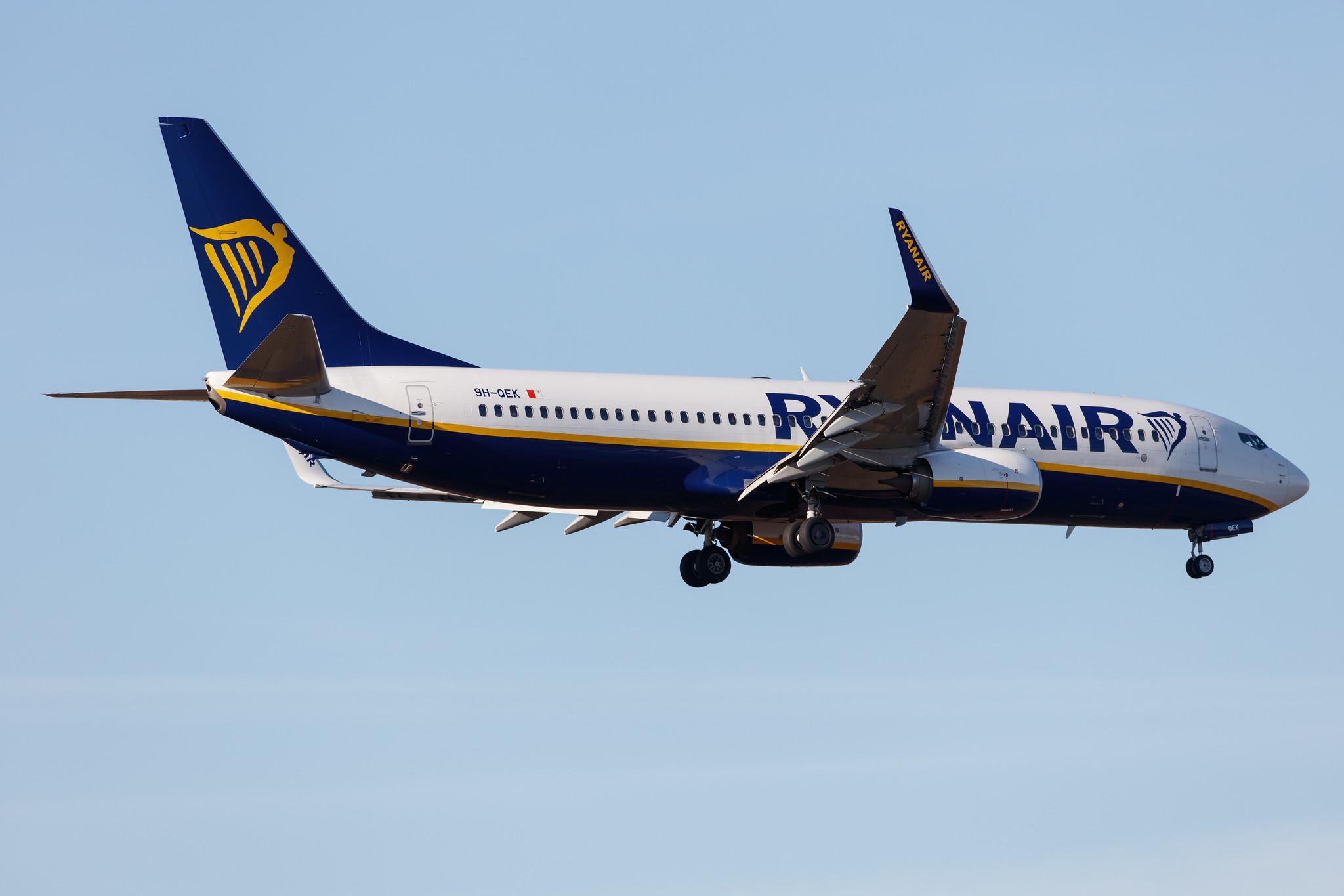 Frankfurt Airport: Ryanair (FR / RYR) | Operator: Malta Air |  Boeing 737-8AS B738 | 9H-QEK | MSN 44830