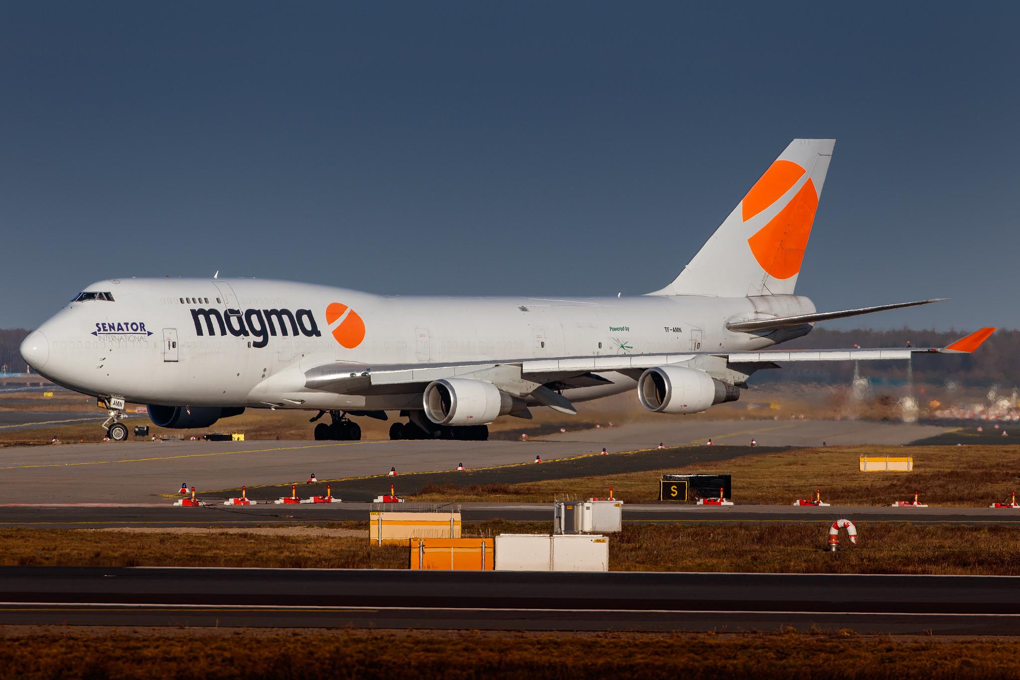 Frankfurt Airport: Magma Aviation (CC / ABD) | Operator: Air Atlanta Icelandic |  Boeing 747-4F6(BDSF) B744 | TF-AMN | MSN 27602