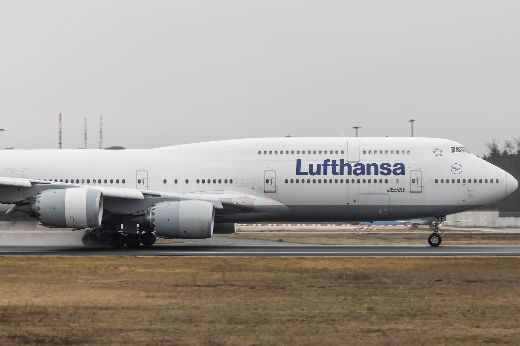 Frankfurt Airport: Lufthansa (LH / DLH) |  Boeing 747-830 B748 | D-ABYF | MSN 37830