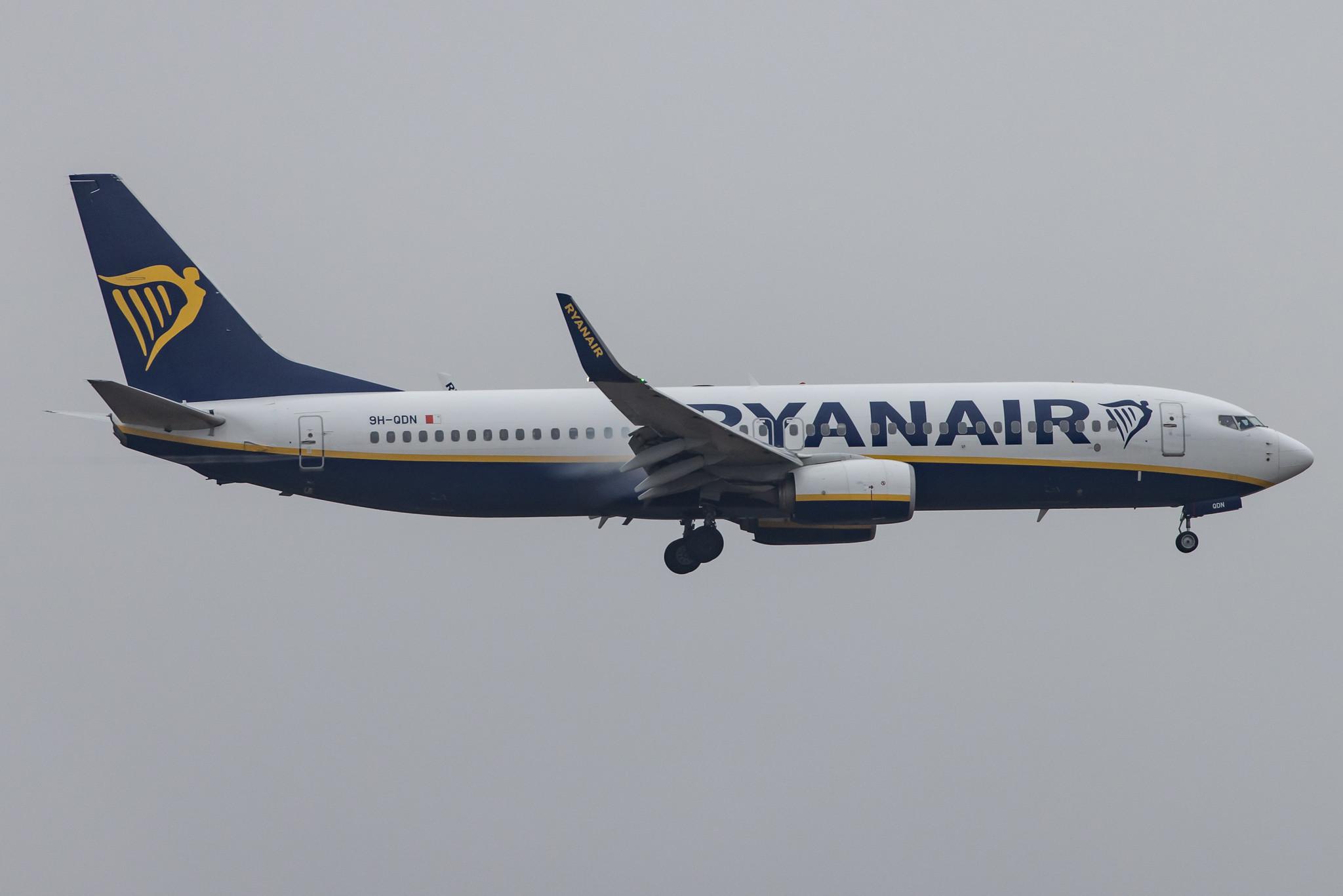 Frankfurt Airport: Ryanair (FR / RYR) | Operator: Malta Air |  Boeing 737-8AS B738 | 9H-QDN | MSN 44763