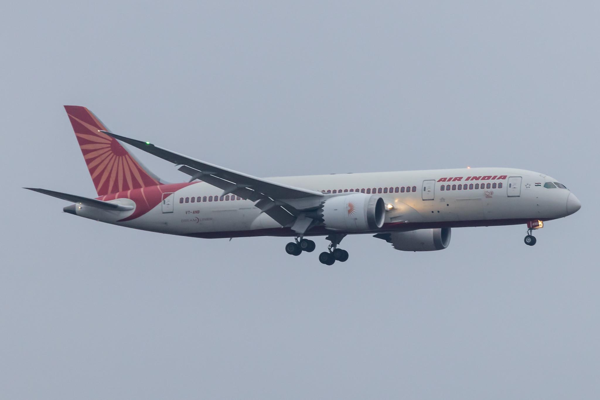 Frankfurt Airport: Air India (AI / AIC) |  Boeing 787-8 Dreamliner B788 | VT-ANB | MSN 36279