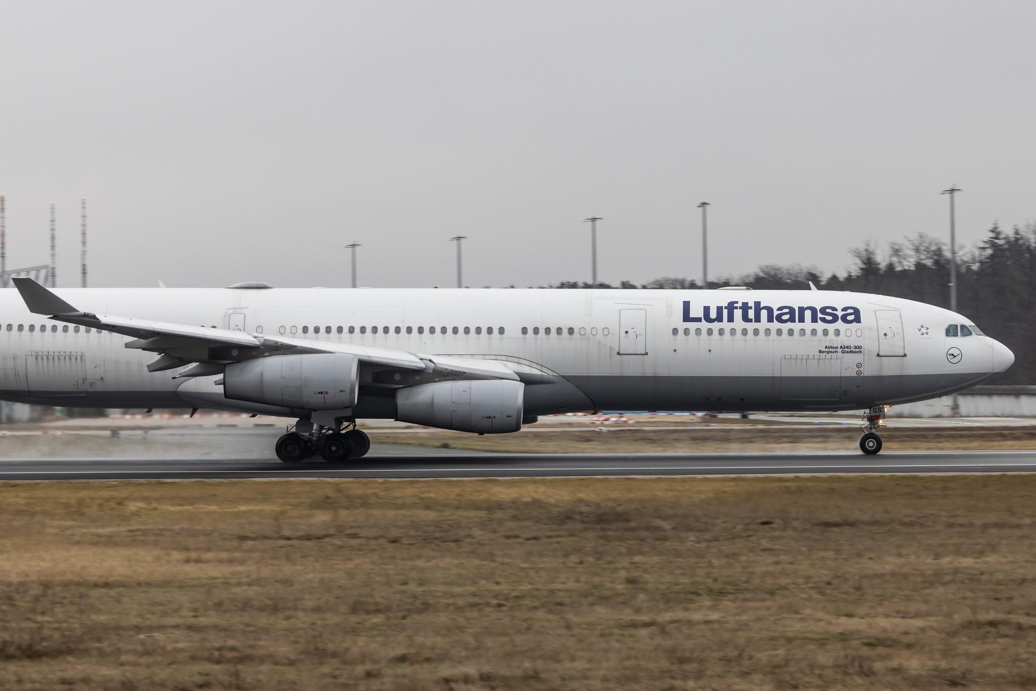 Frankfurt Airport: Lufthansa (LH / DLH) |  Airbus A340-313 A343 | D-AIGS | MSN 0297
