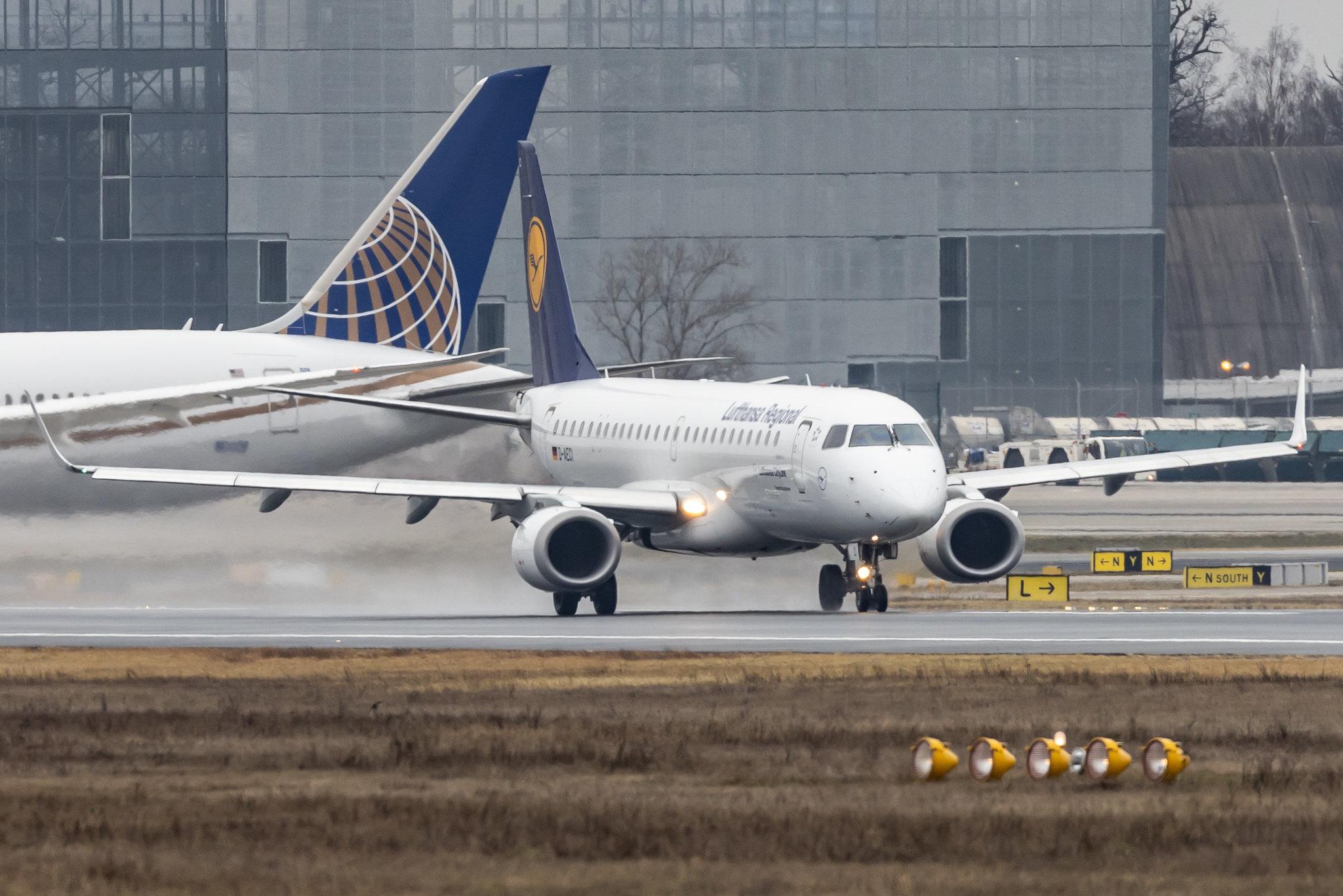 Frankfurt Airport: Lufthansa (LH / DLH) | Operator: Lufthansa CityLine |  Embraer E190LR E190 | D-AECI | MSN 19000381