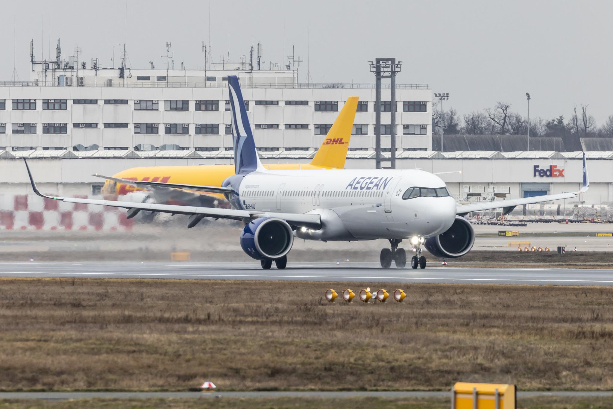 Frankfurt Airport: Aegean Airlines (A3 / AEE) |  Airbus A321-271NX A21N | SX-NAD | MSN 10305