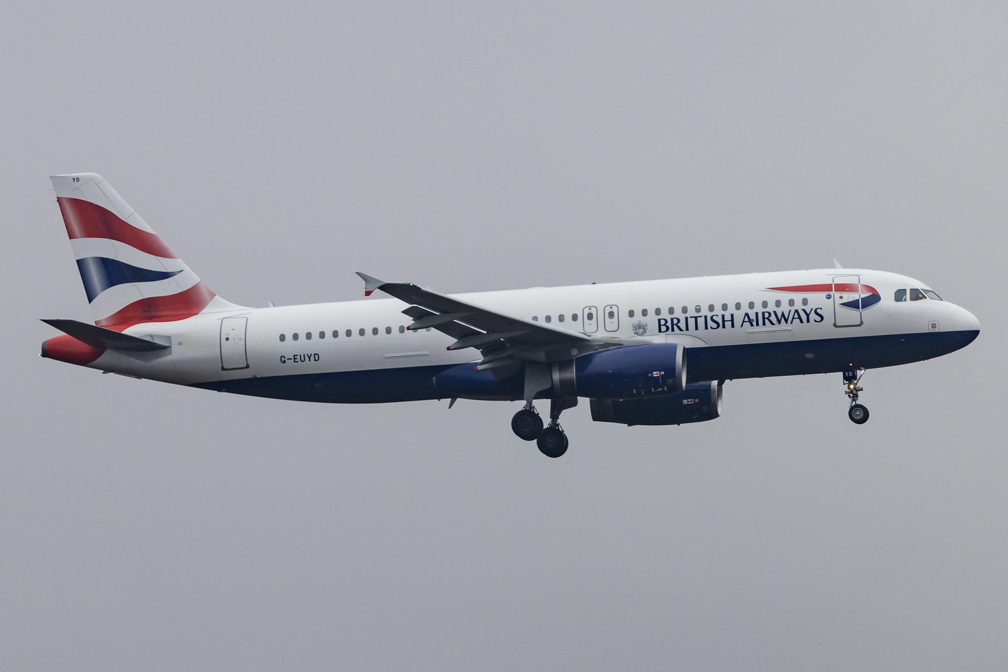 Frankfurt Airport: British Airways (BA / BAW) |  Airbus A320-232 A320 | G-EUYD | MSN 3726