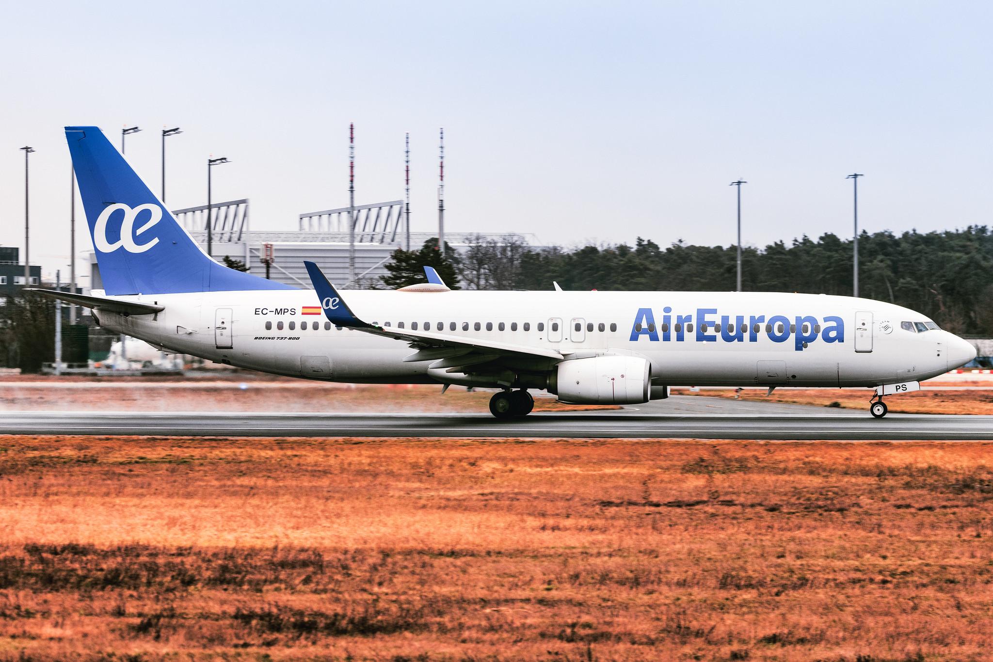 Frankfurt Airport: Air Europa (UX / AEA) |  Boeing 737-85P B738 | EC-MPS | MSN 60587
