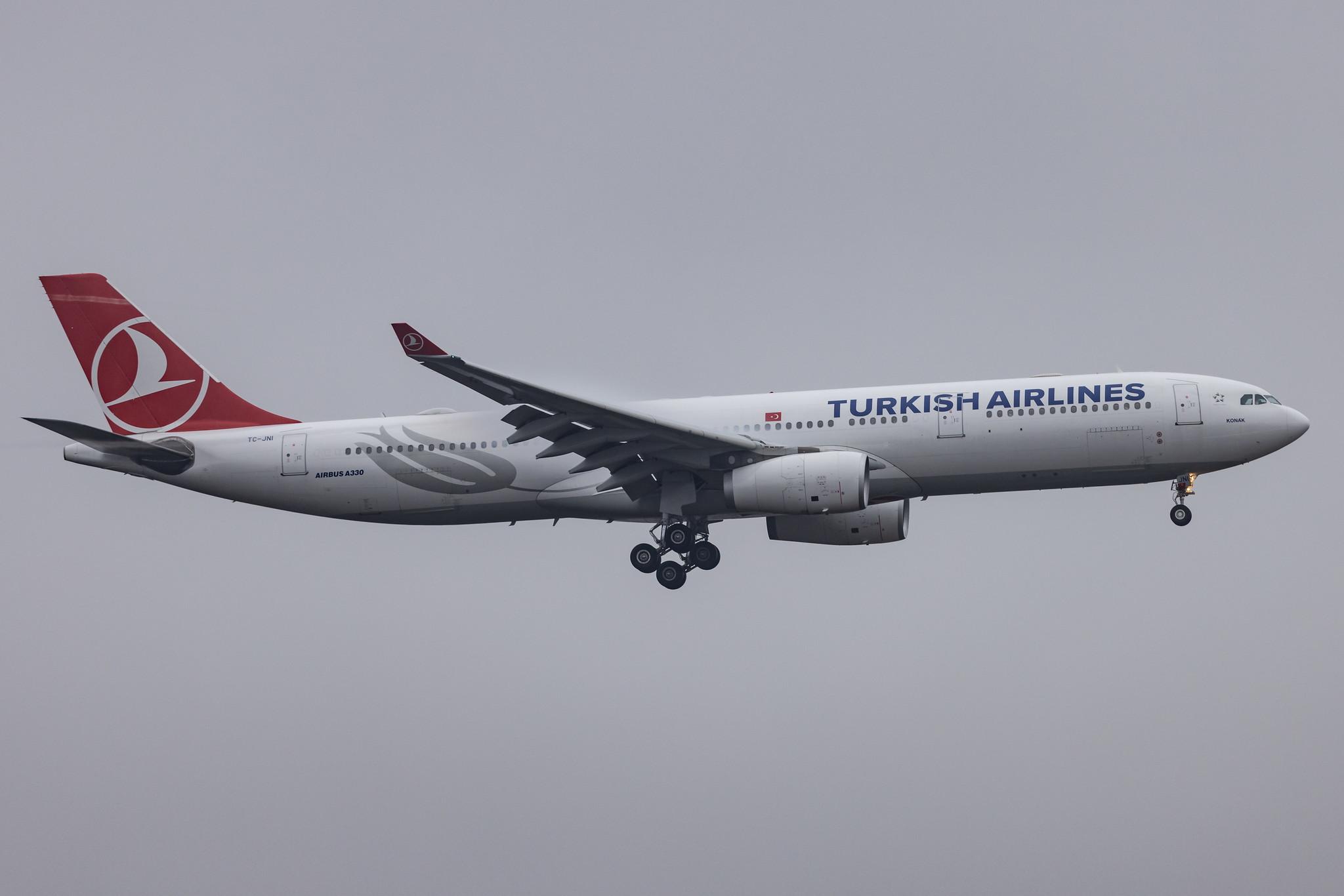 Frankfurt Airport: Turkish Airlines (TK / THY) |  Airbus A330-343 A333 | TC-JNI | MSN 1160