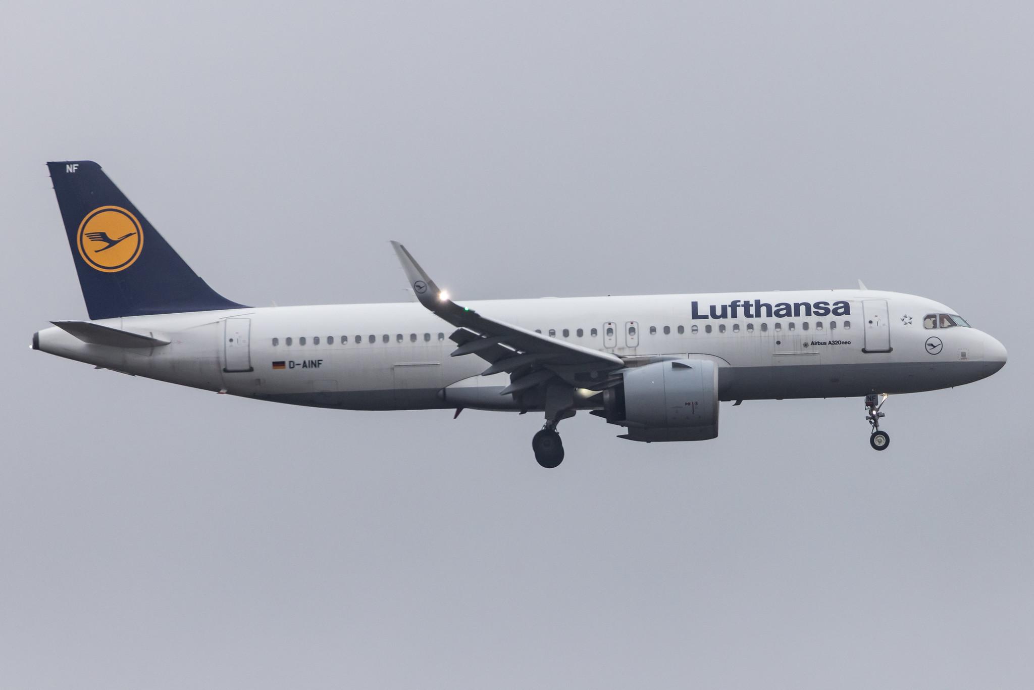 Frankfurt Airport: Lufthansa (LH / DLH) |  Airbus A320-271N A20N | D-AINF | MSN 7577