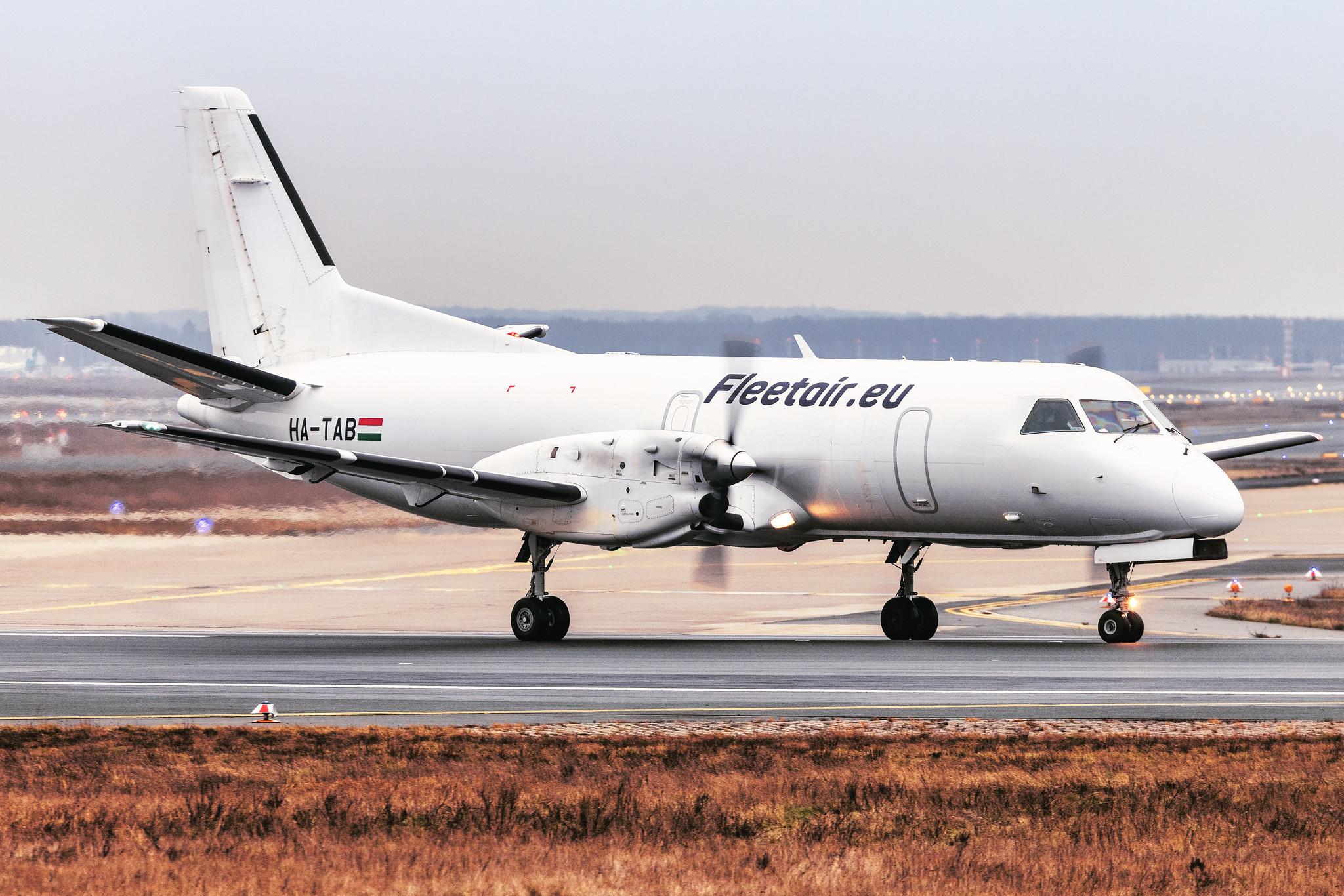 Frankfurt Airport: Fleet Air International (/ FRF) |  Saab 340A SF34 | HA-TAB | MSN 340A-083