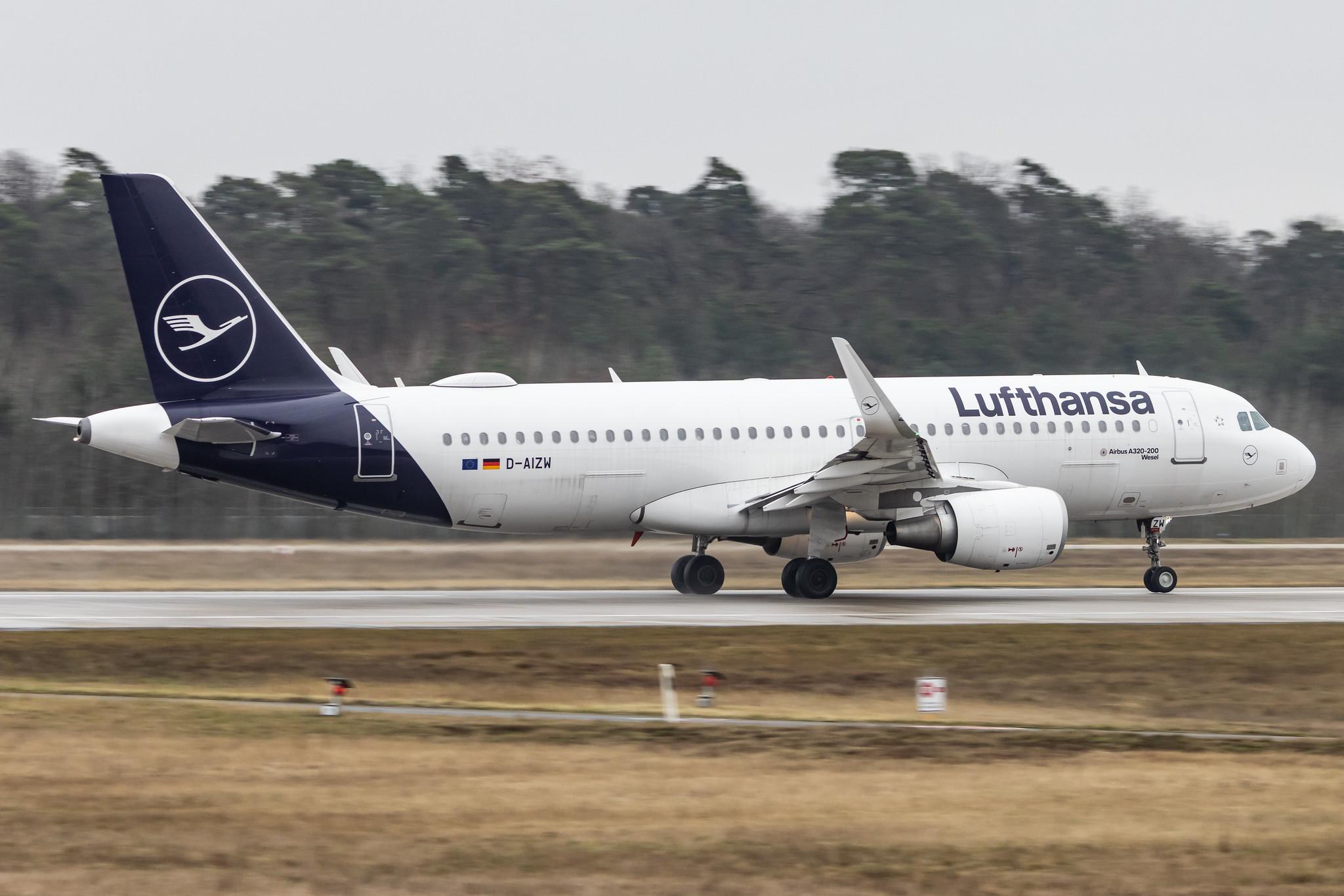 Frankfurt Airport: Lufthansa (LH / DLH) |  Airbus A320-214 A320 | D-AIZW | MSN 5694