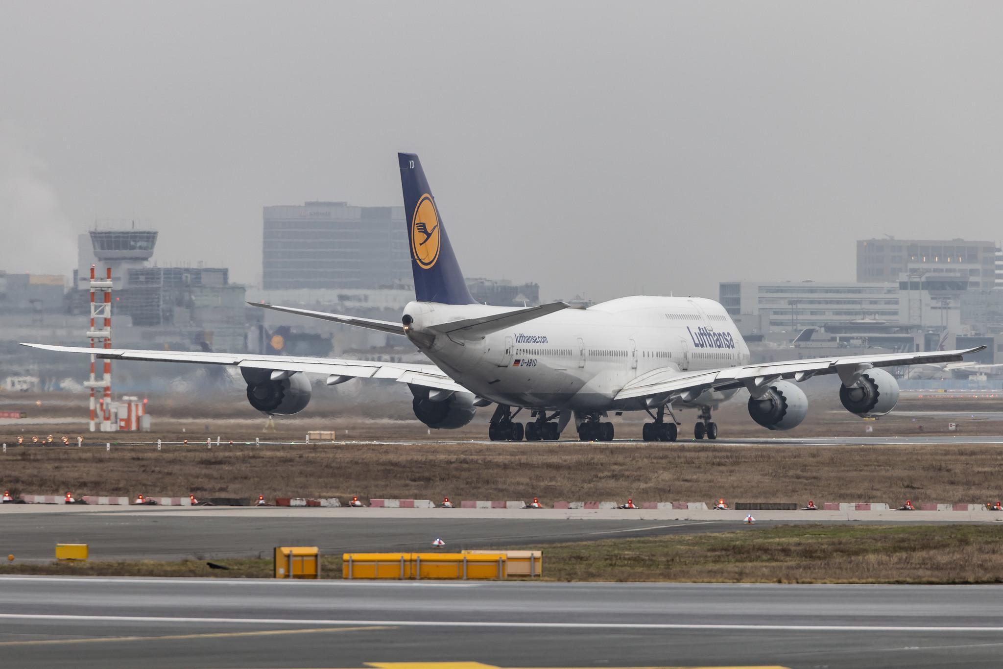 Frankfurt Airport: Lufthansa (LH / DLH) |  Boeing 747-830 B748 | D-ABYD | MSN 37829