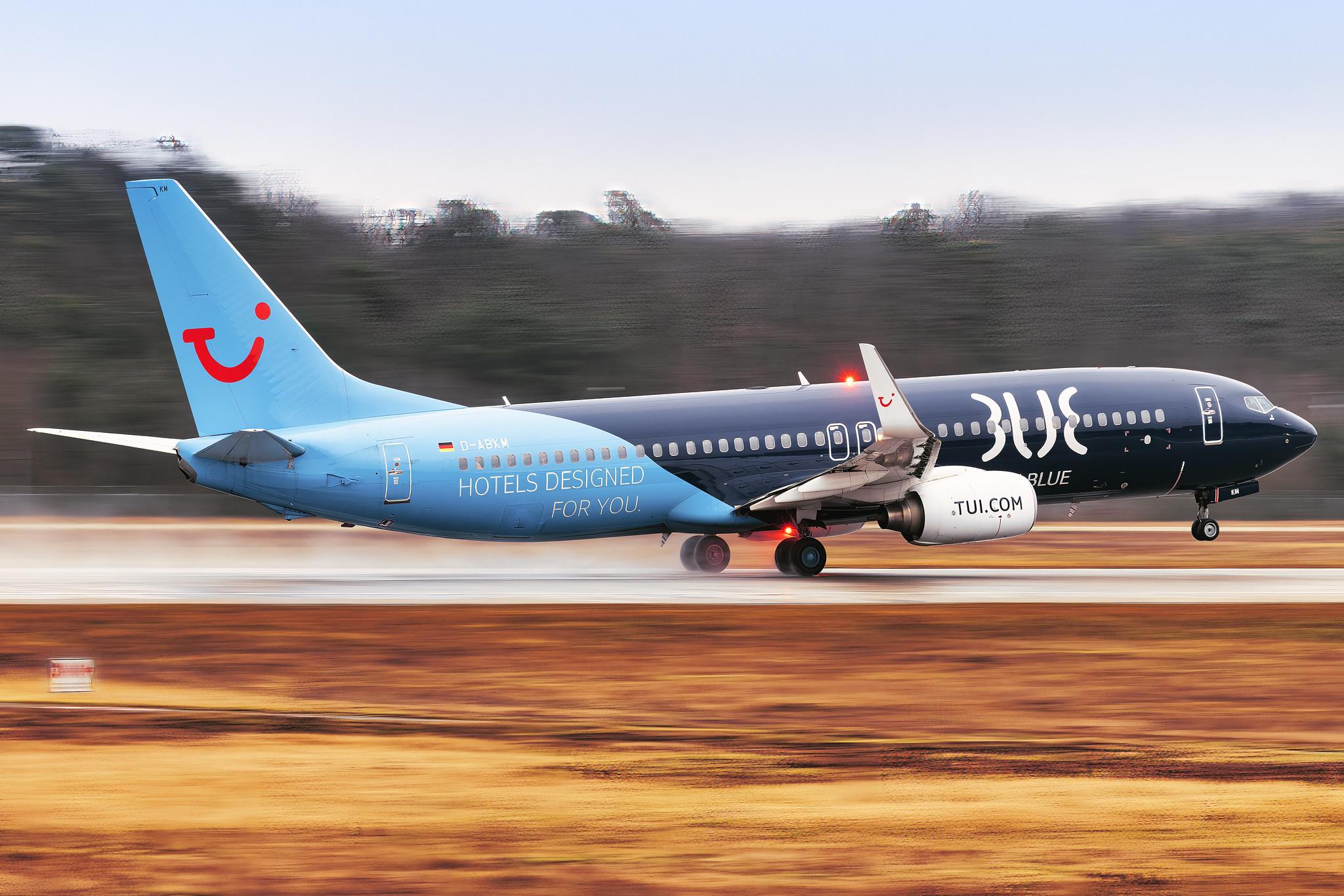 Frankfurt Airport: TUI (X3 / TUI) |  Livery: TUI Blue Livery | Operator: TUI fly |  Boeing 737-86J B738 | D-ABKM | MSN 37755