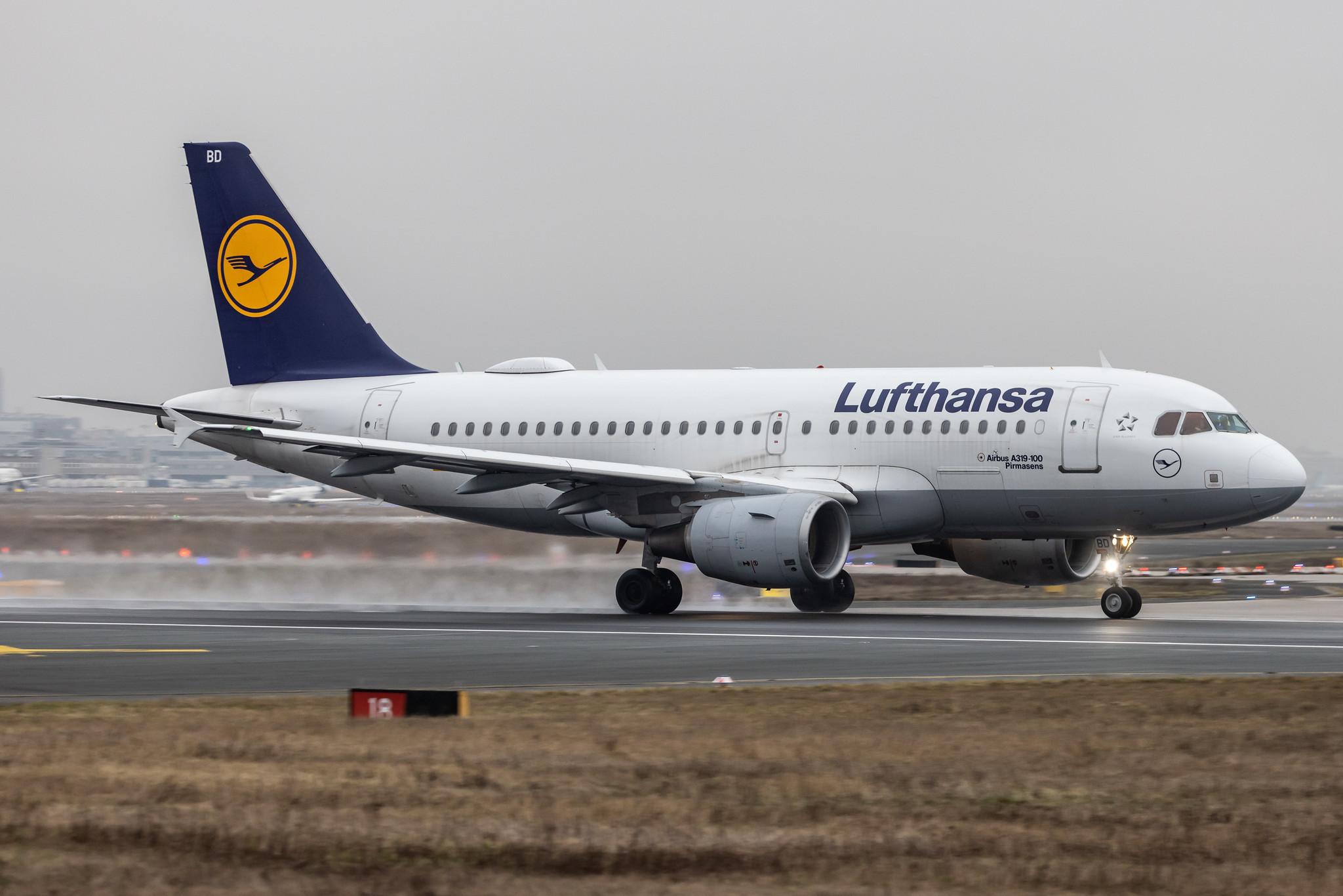Frankfurt Airport: Lufthansa (LH / DLH) |  Airbus A319-112 A319 | D-AIBD | MSN 4455