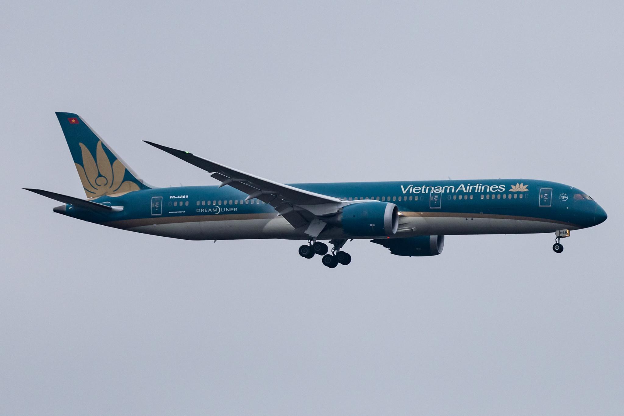 Frankfurt Airport: Vietnam Airlines (VN / HVN) |  Boeing 787-9 Dreamliner B789 | VNA-869 | MSN 38768