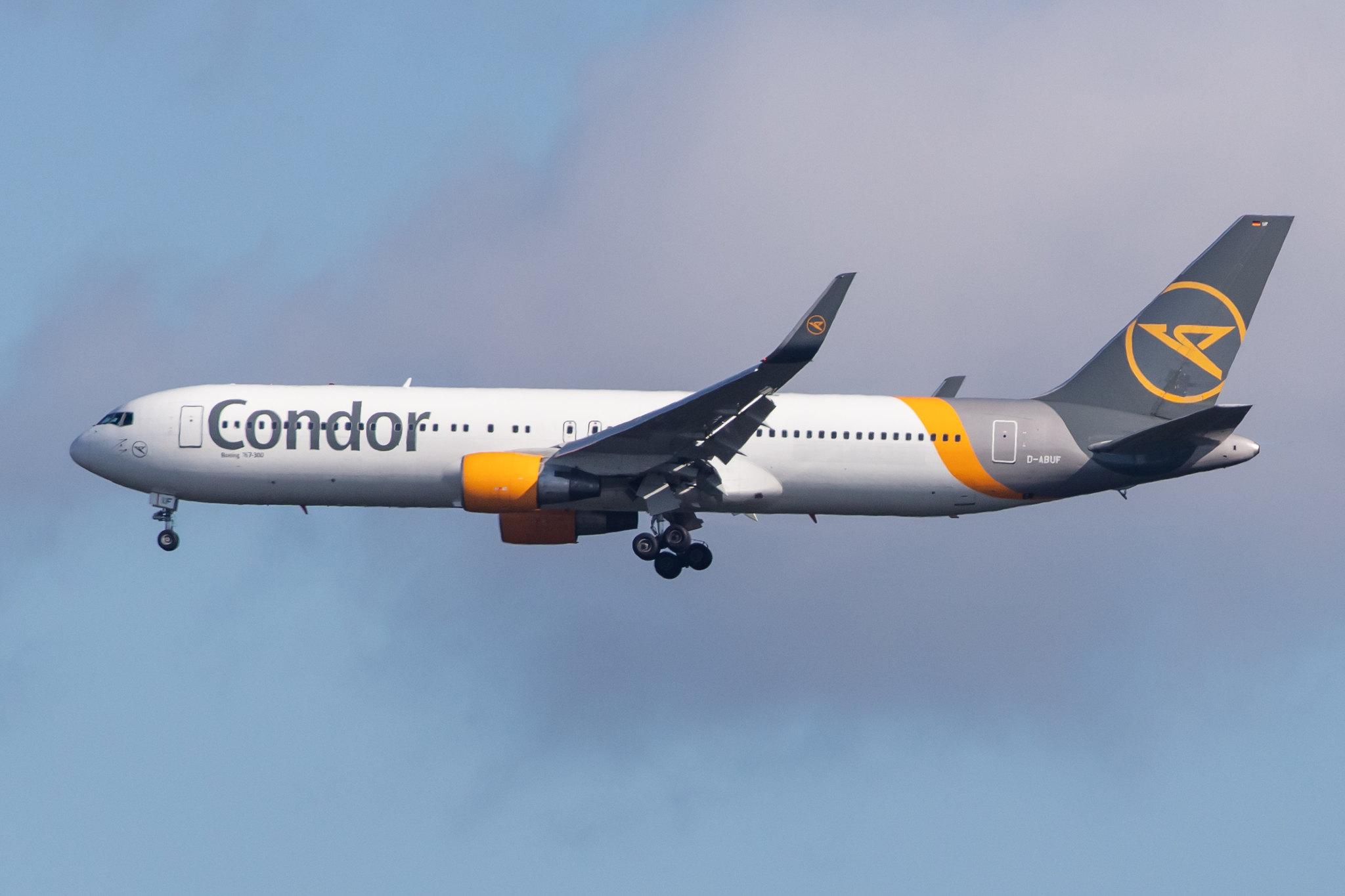 Frankfurt Airport: Condor (DE / CFG) |  Boeing 767-330(ER) B763 | D-ABUF | MSN 26985