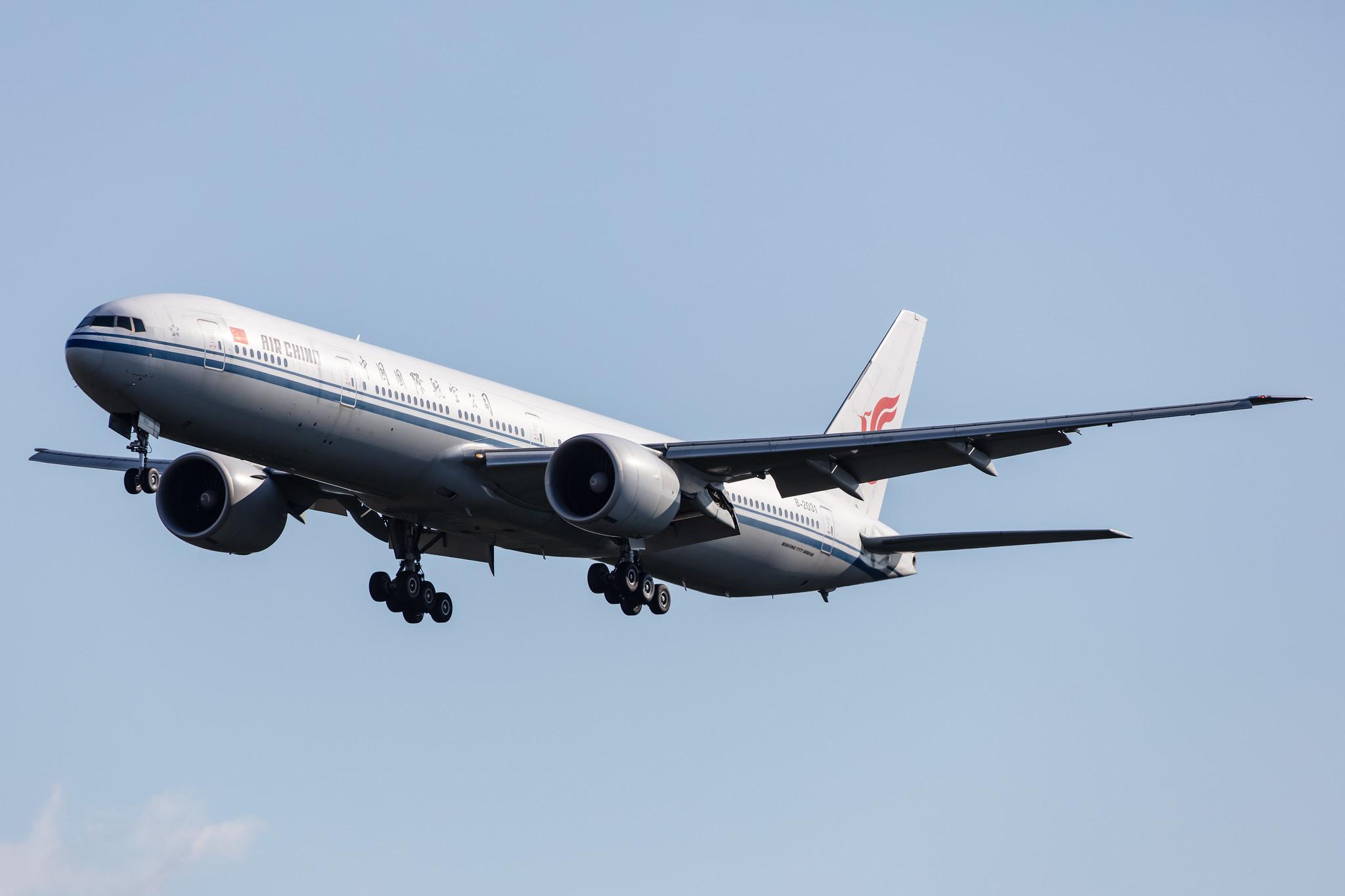 Frankfurt Airport: Air China (CA / CCA) |  Boeing 777-39L(ER) B77W | B-2031 | MSN 38670