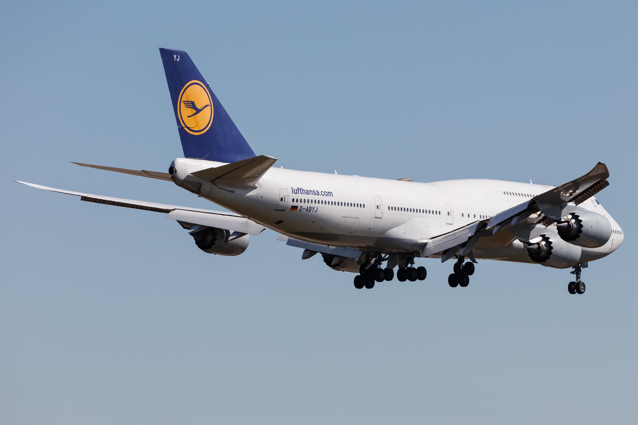 Frankfurt Airport: Lufthansa (LH / DLH) |  Boeing 747-830 B748 | D-ABYJ | MSN 37834