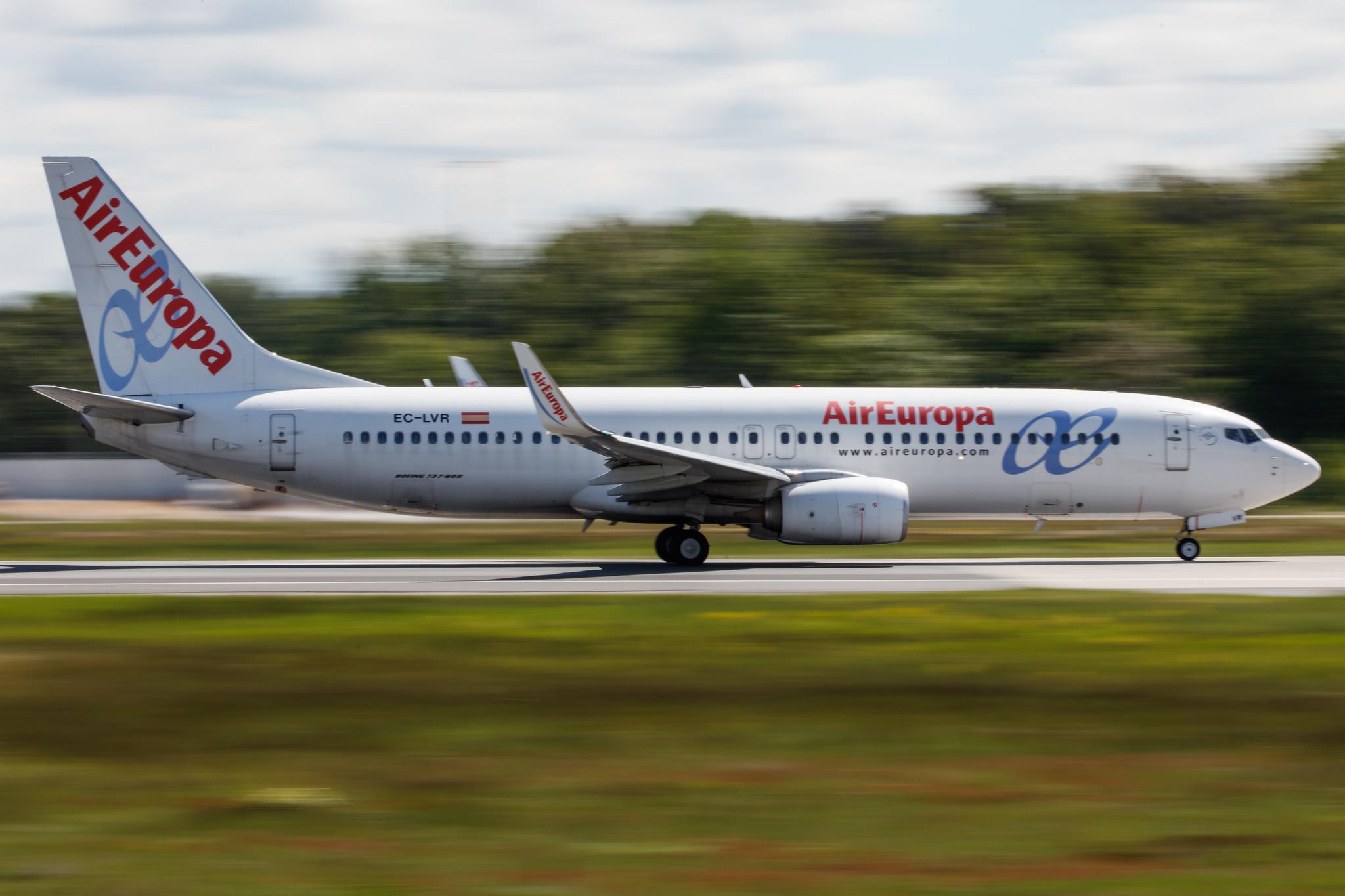 Frankfurt Airport: Air Europa (UX / AEA) |  Boeing 737-85P B738 | EC-LVR | MSN 36593