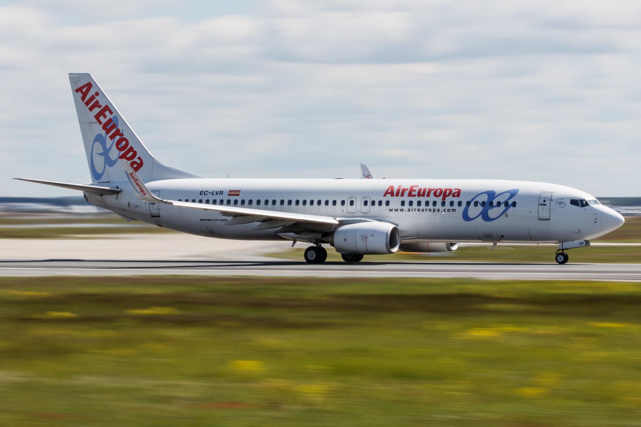 Frankfurt Airport: Air Europa (UX / AEA) |  Boeing 737-85P B738 | EC-LVR | MSN 36593
