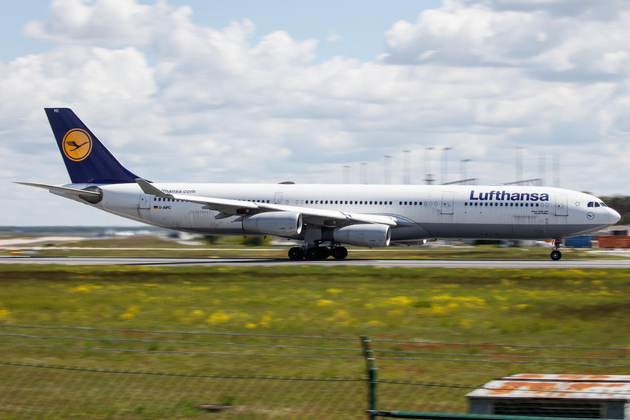 Frankfurt Airport: Lufthansa (LH / DLH) |  Airbus A340-313 A343 | D-AIFC | MSN 0379