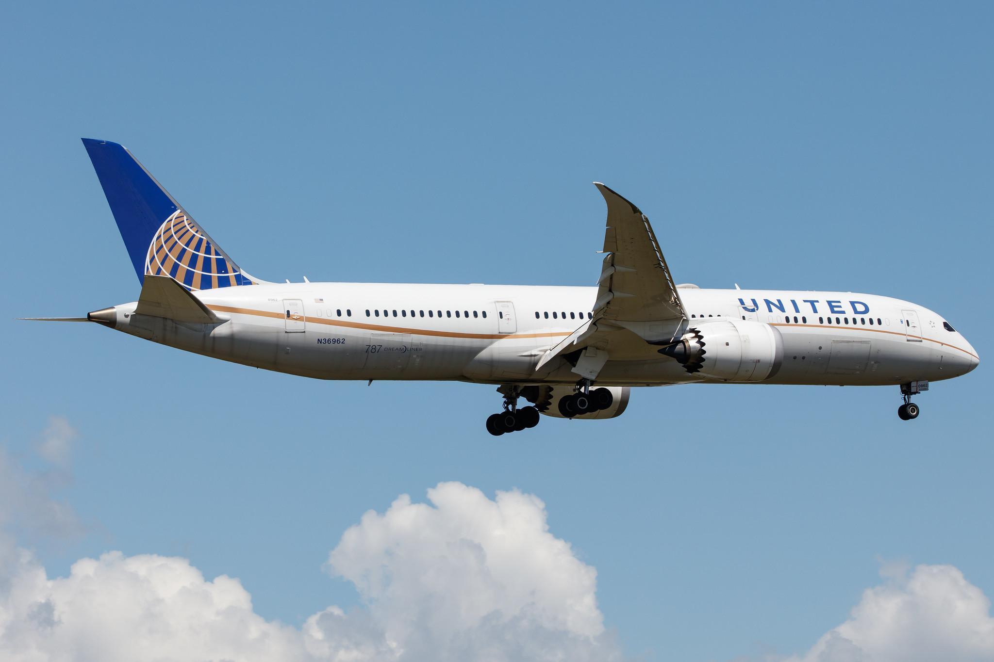 Frankfurt Airport: United Airlines (UA / UAL) |  Boeing 787-9 Dreamliner B789 | N36962 | MSN 35880