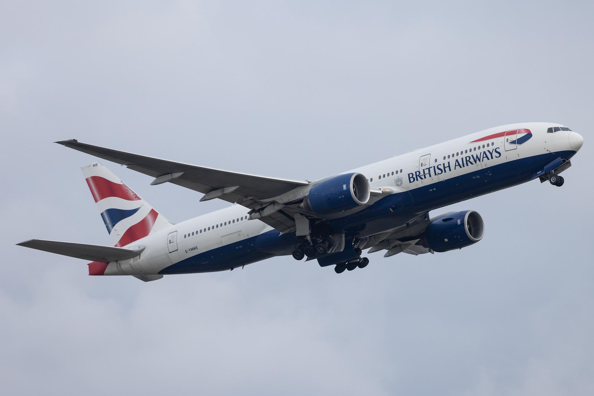 London Heathrow: British Airways (BA / BAW) |   B772 | G-YMMS | MSN 36517