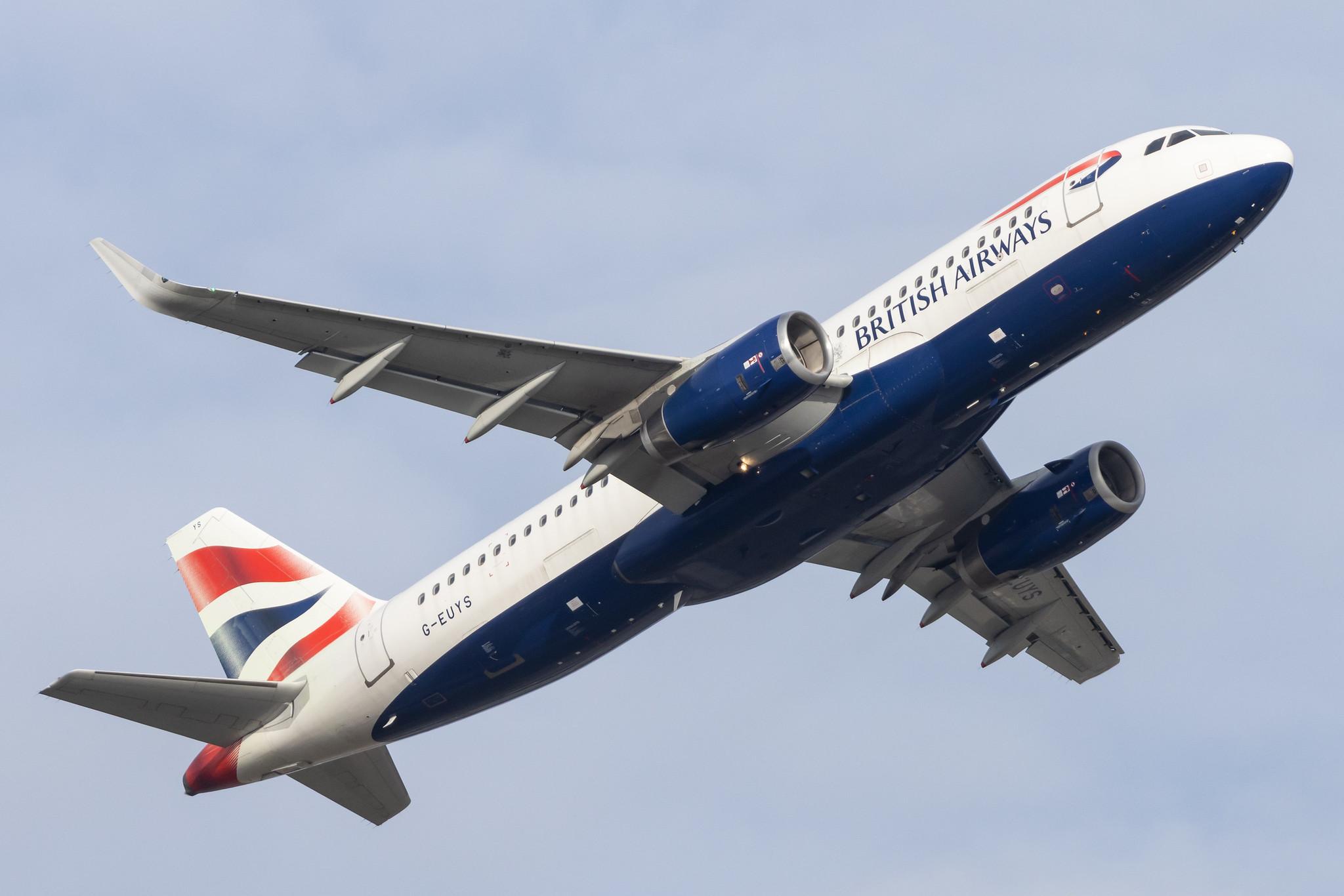 London Heathrow: British Airways (BA / BAW) |  Airbus A320-232 A320 | G-EUYS | MSN 5948