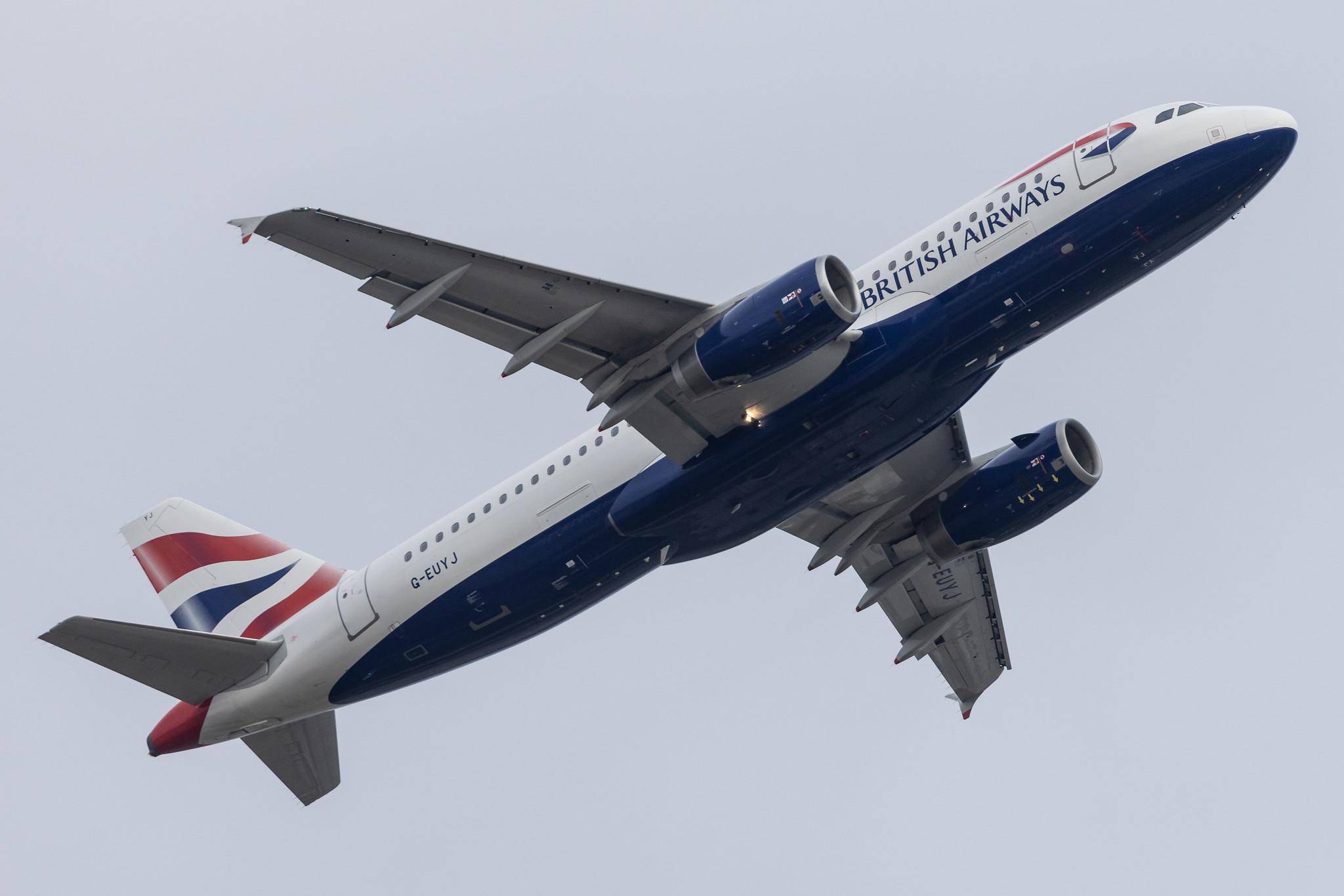 London Heathrow: British Airways (BA / BAW) |  Airbus A320-232 A320 | G-EUYJ | MSN 4464
