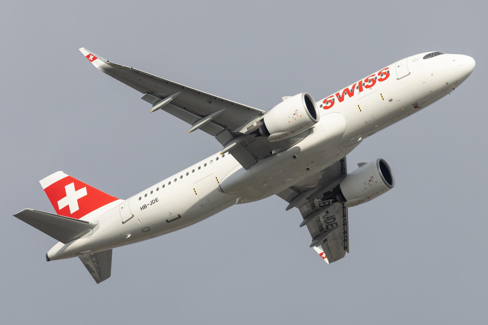 London Heathrow: Swiss (LX / SWR) |  Airbus A320-271N A20N | HB-JDE | MSN 11084