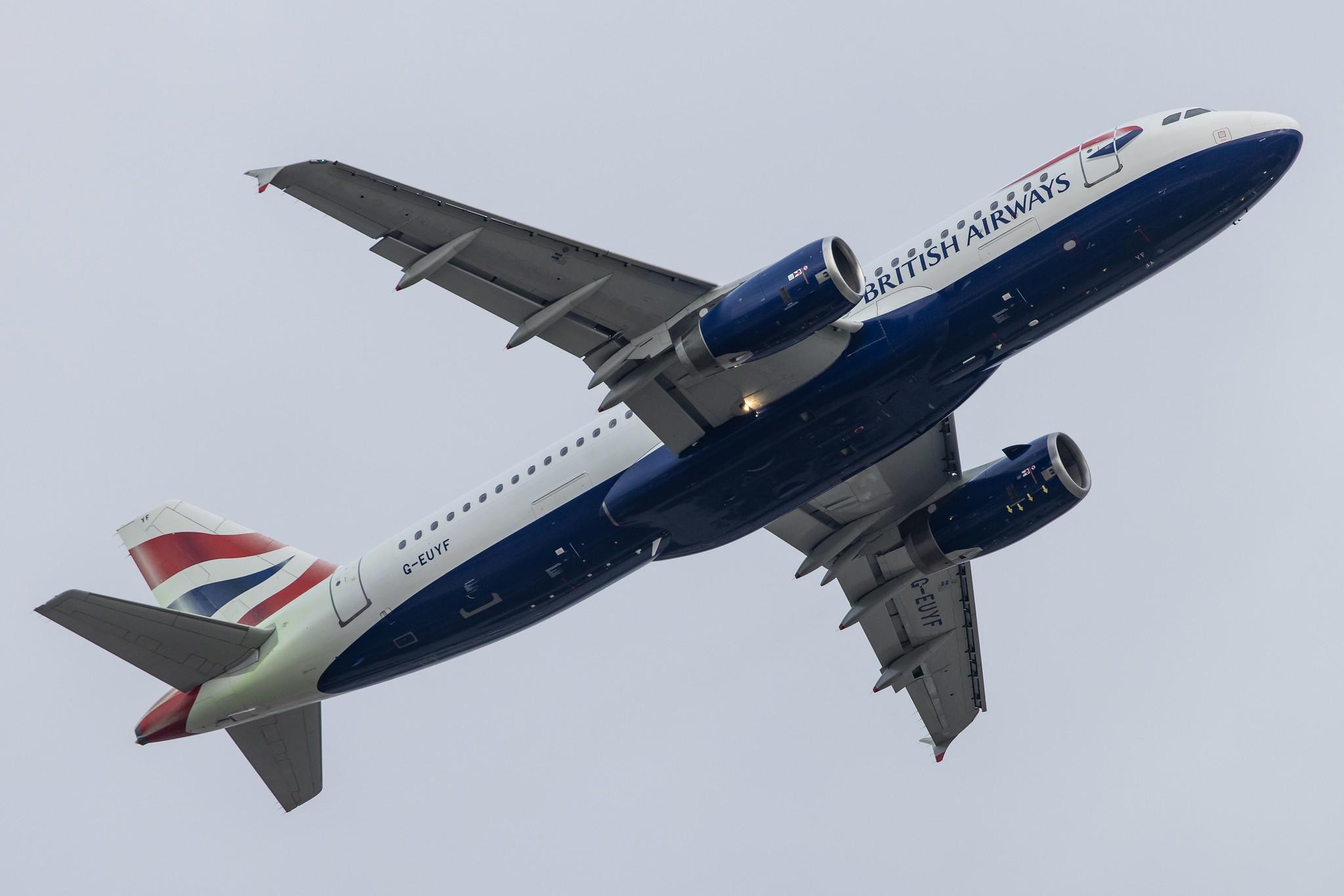London Heathrow: British Airways (BA / BAW) |  Airbus A320-232 A320 | G-EUYF | MSN 4185