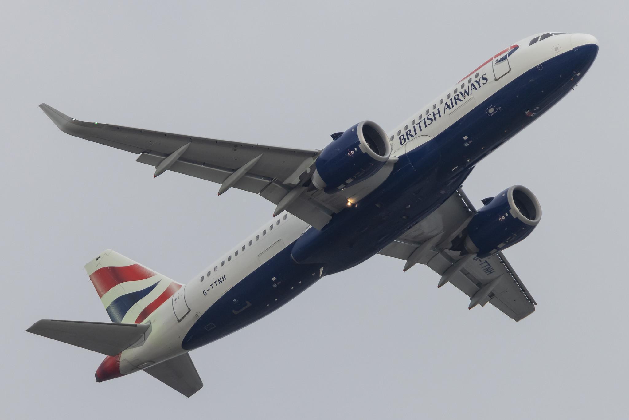 London Heathrow: British Airways (BA / BAW) |  Airbus A320-251N A20N | G-TTNH | MSN 8489