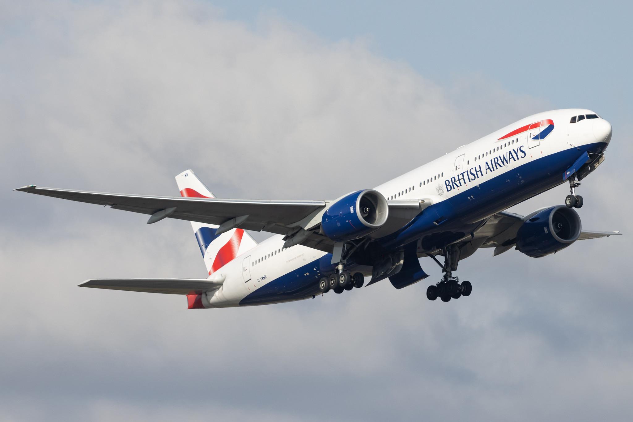 London Heathrow: British Airways (BA / BAW) |  Boeing 777-236(ER) B772 | G-YMMN | MSN 30316