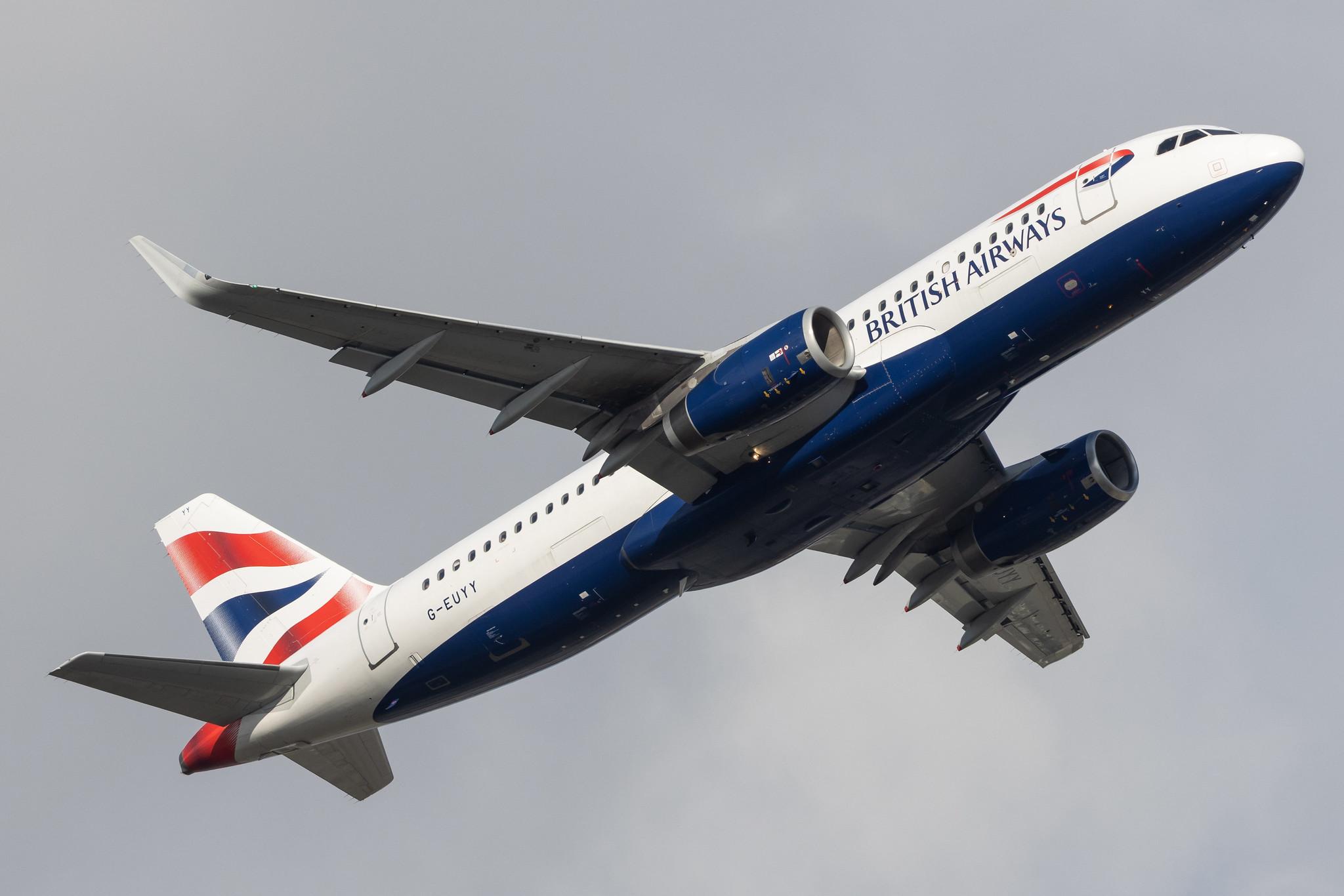 London Heathrow: British Airways (BA / BAW) |  Airbus A320-232 A320 | G-EUYY | MSN 6290