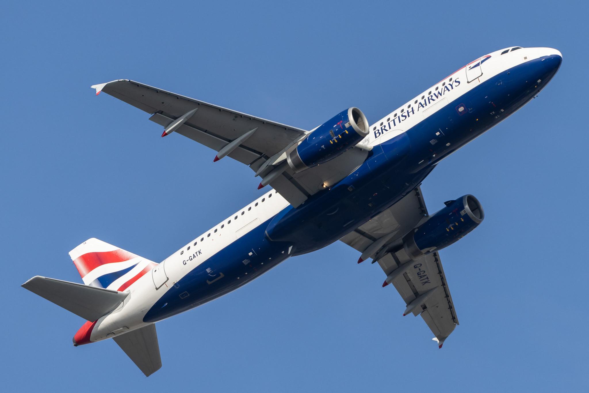 London Heathrow: British Airways (BA / BAW) |  Airbus A320-232 A320 | G-GATK | MSN 1902