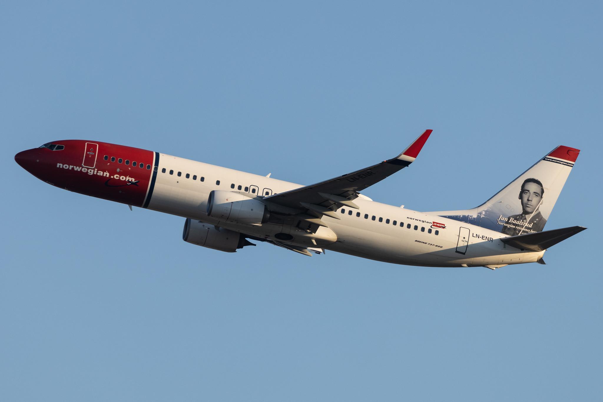 Hamburg Airport: Norwegian (DY / NOZ) |  Livery: Jan Baalsrud Livery | Operator: Norwegian Air Shuttle AOC |  Boeing 737-8JP B738 | LN-ENR | MSN 42093