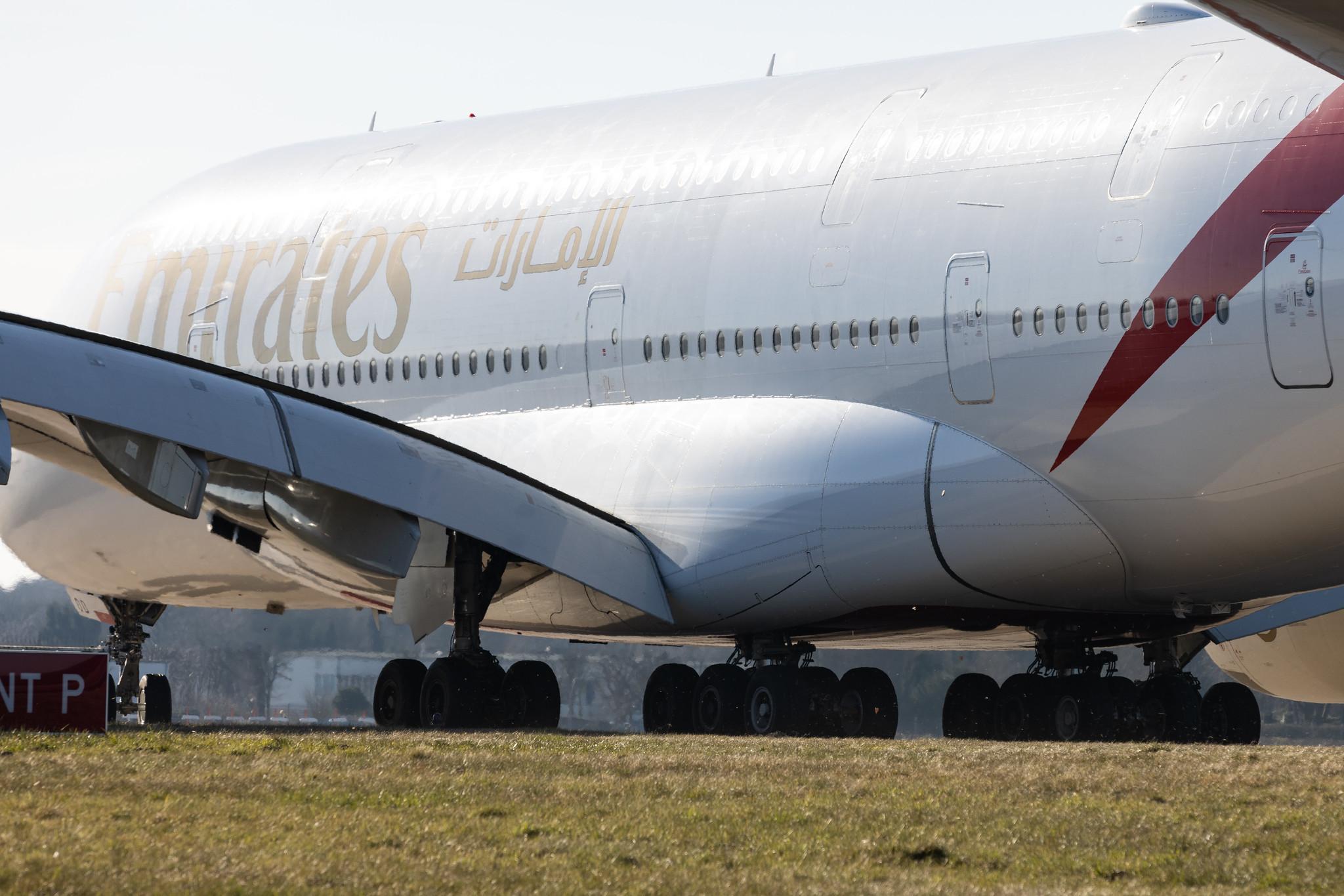 Hamburg Airport: Emirates (EK / UAE) |  Airbus A380-861 A388 | A6-EOD | MSN 168