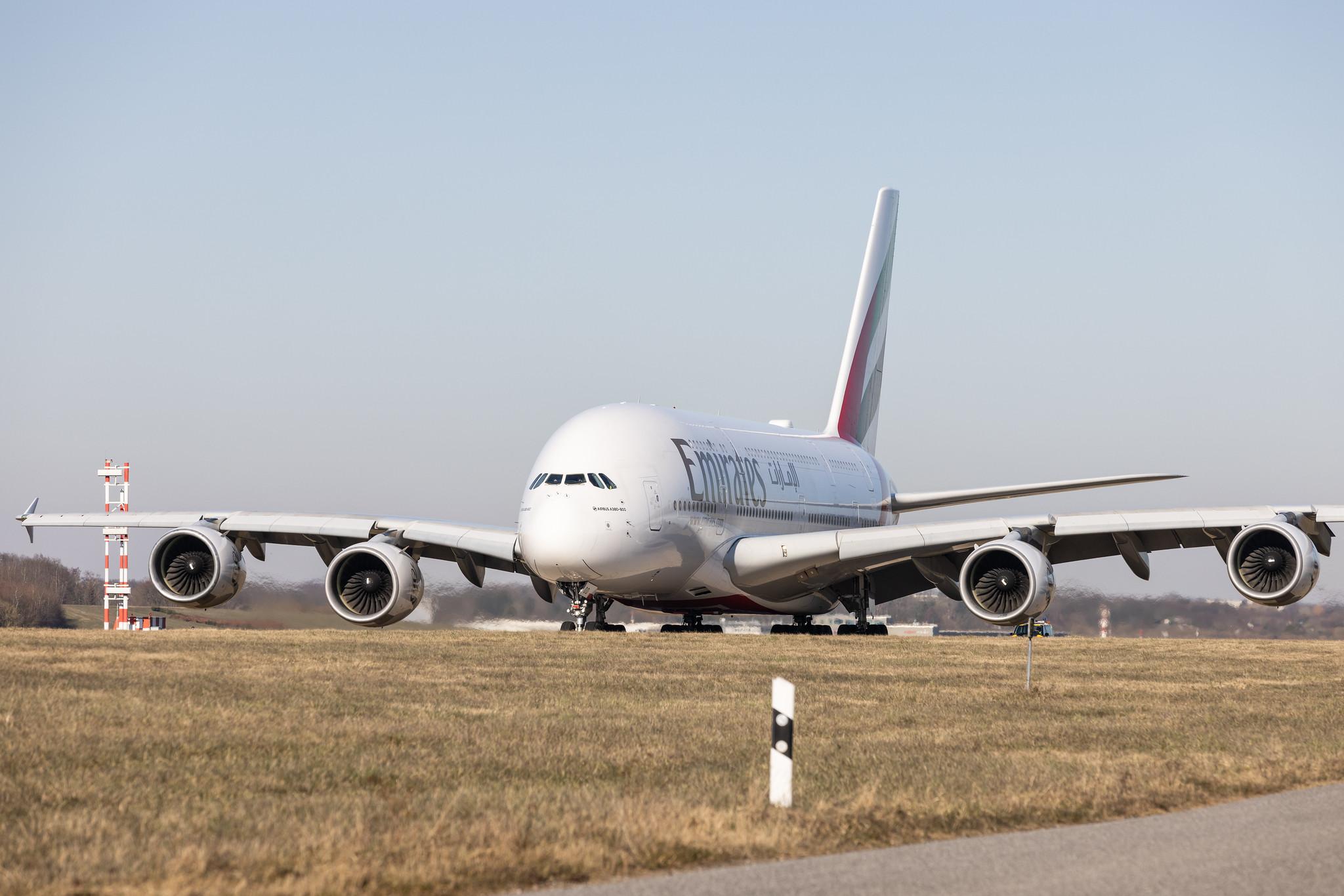 Hamburg Airport: Emirates (EK / UAE) |  Airbus A380-861 A388 | A6-EOD | MSN 168