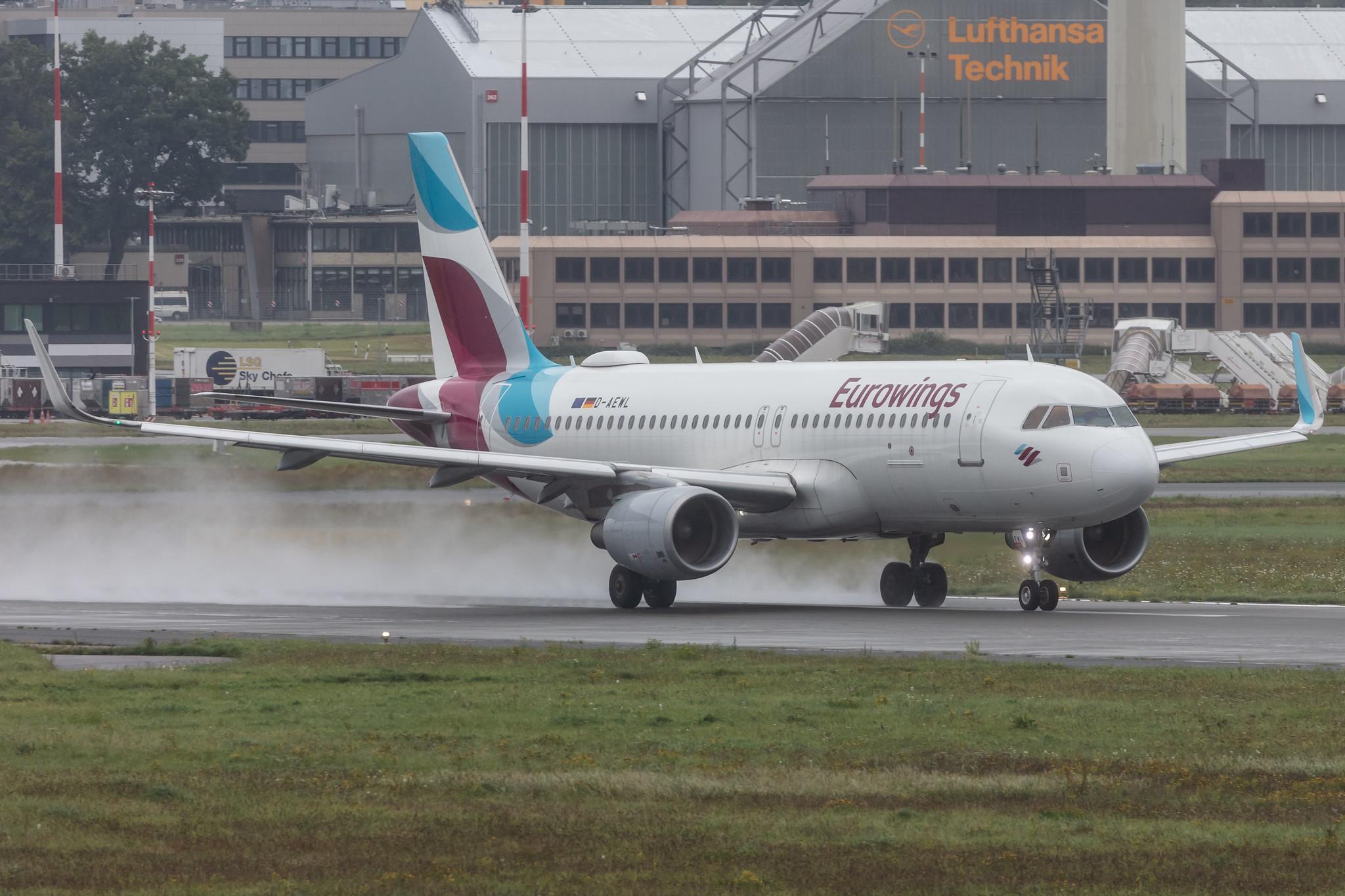 Hamburg Airport: Eurowings (EW / EWG) |  Airbus A320-214 A320 | D-AEWL | MSN 7263